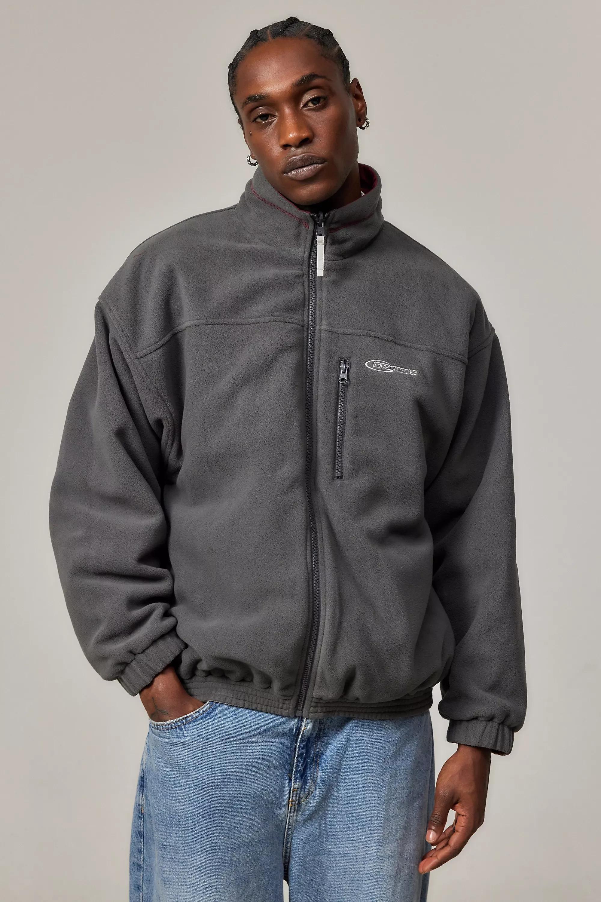 Burgundy Iets Frans... Nylon Reversible Jacket, , large image number 1