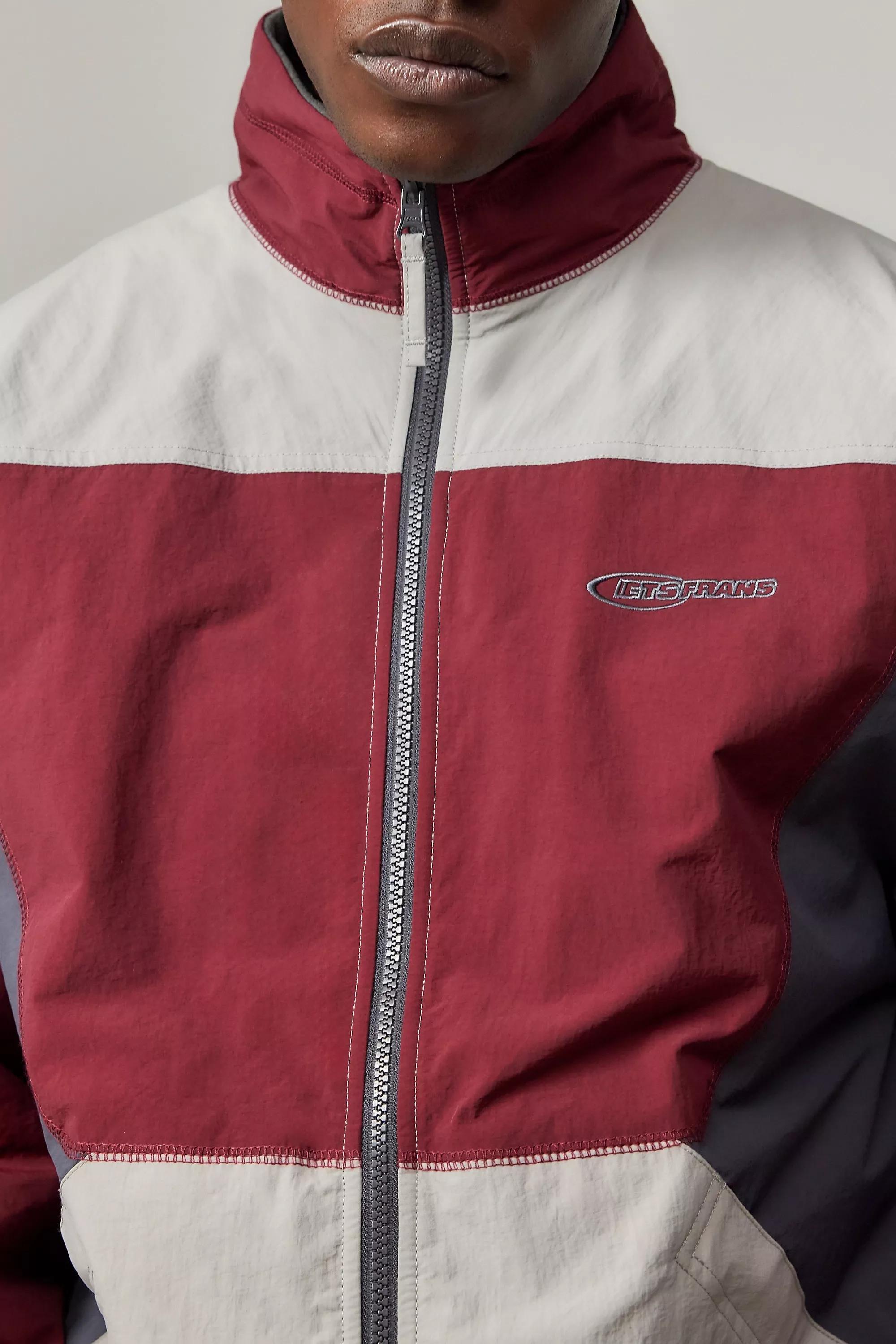 Burgundy Iets Frans... Nylon Reversible Jacket, , large image number 3