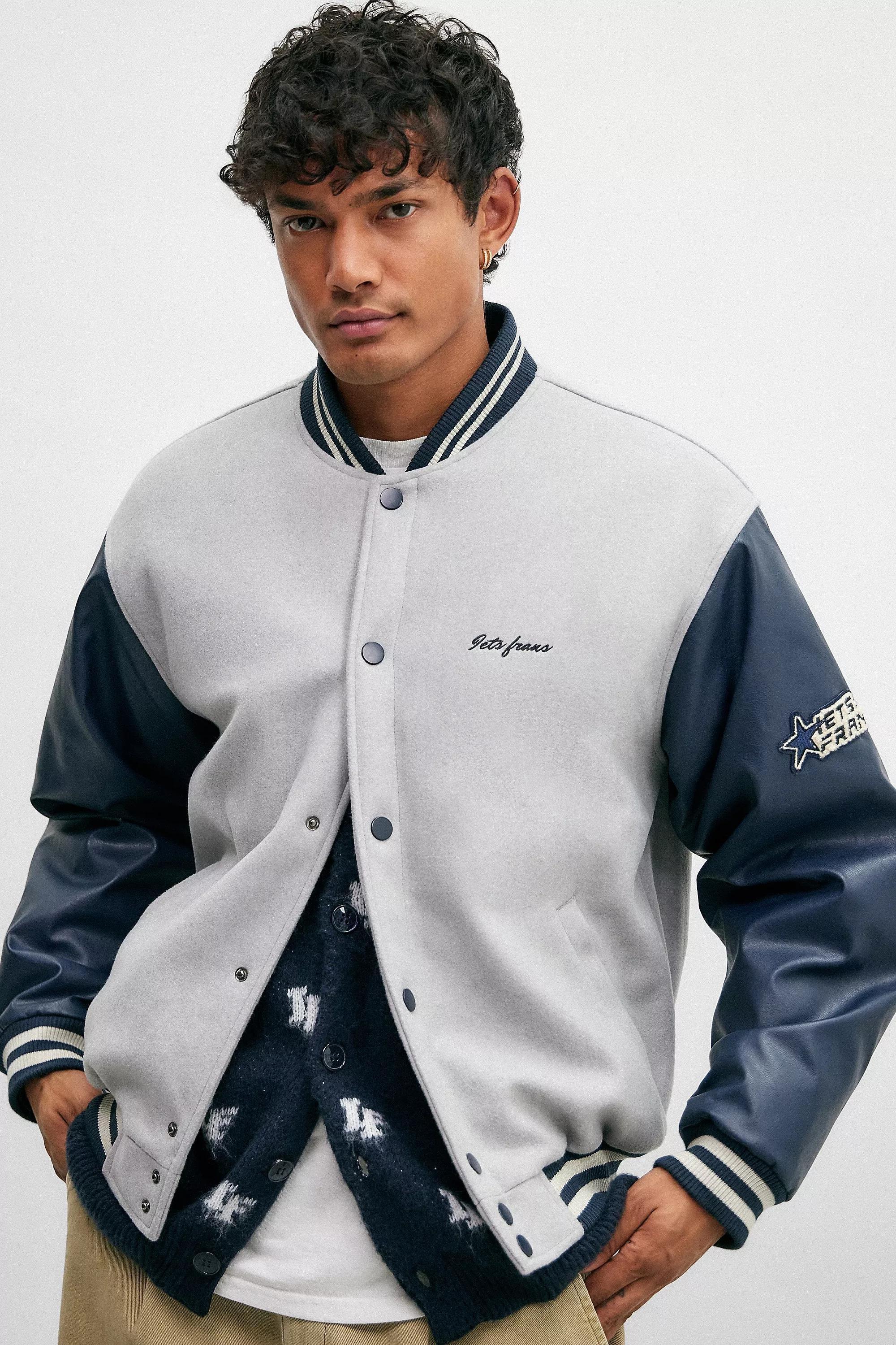 Grey Iets Frans... Varsity Bomber Jacket, , large image number 2