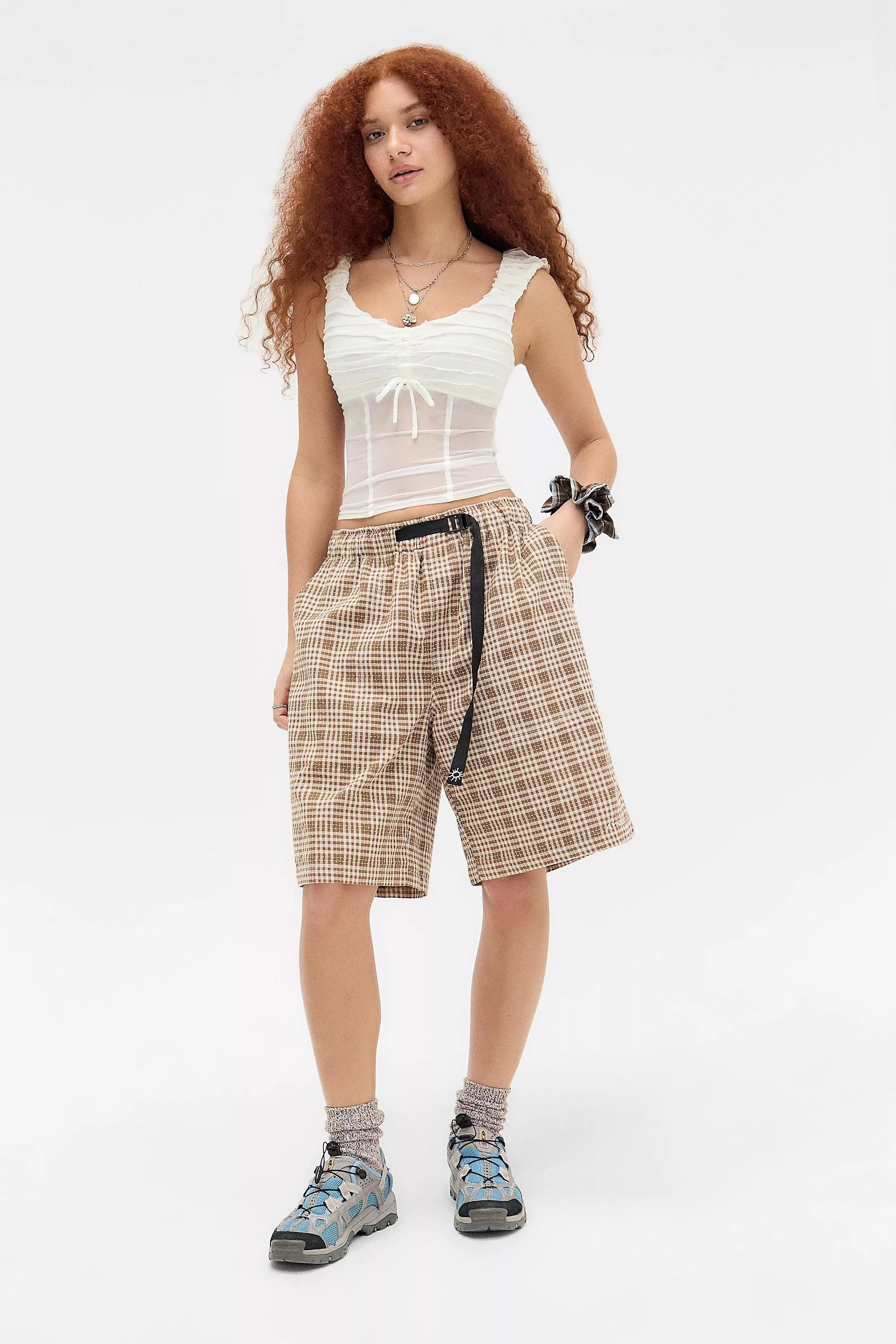 Beige Kimchi Blue Mesh Blouse, IVRY, large image number 2