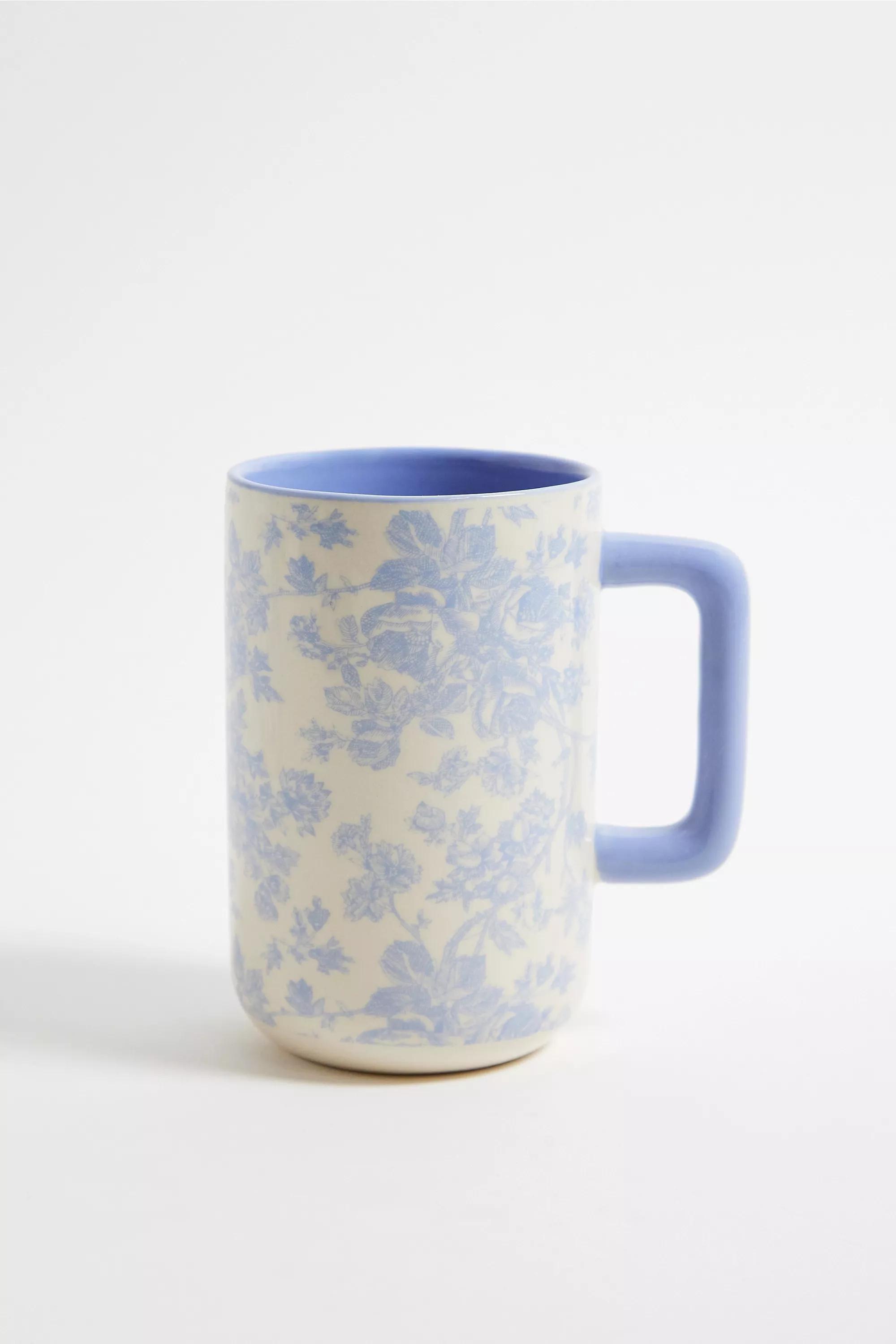 Blue Toile Frankie Mug, BLUE, large image number 2