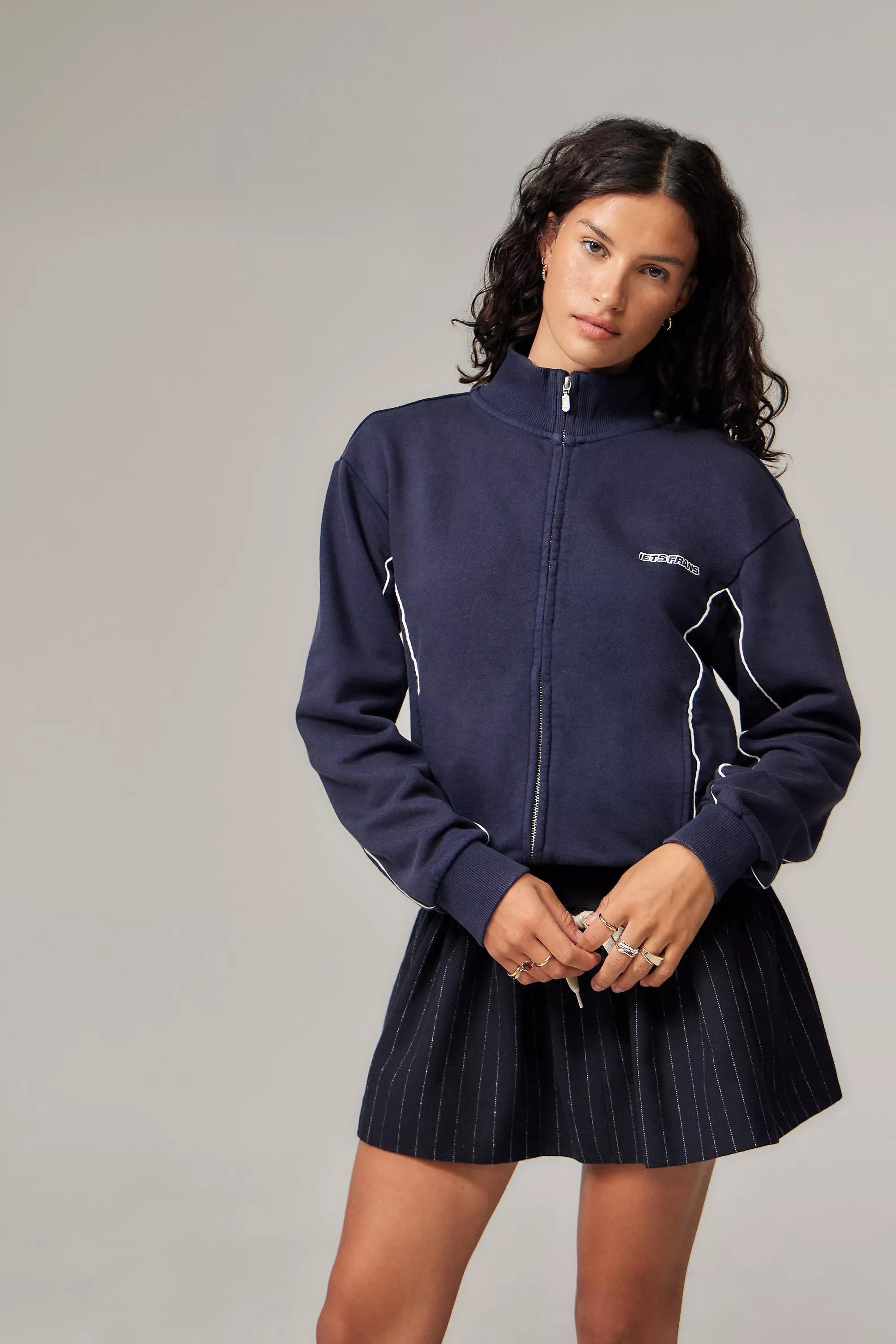 Navy Iets Frans... Track Top, , large image number 1