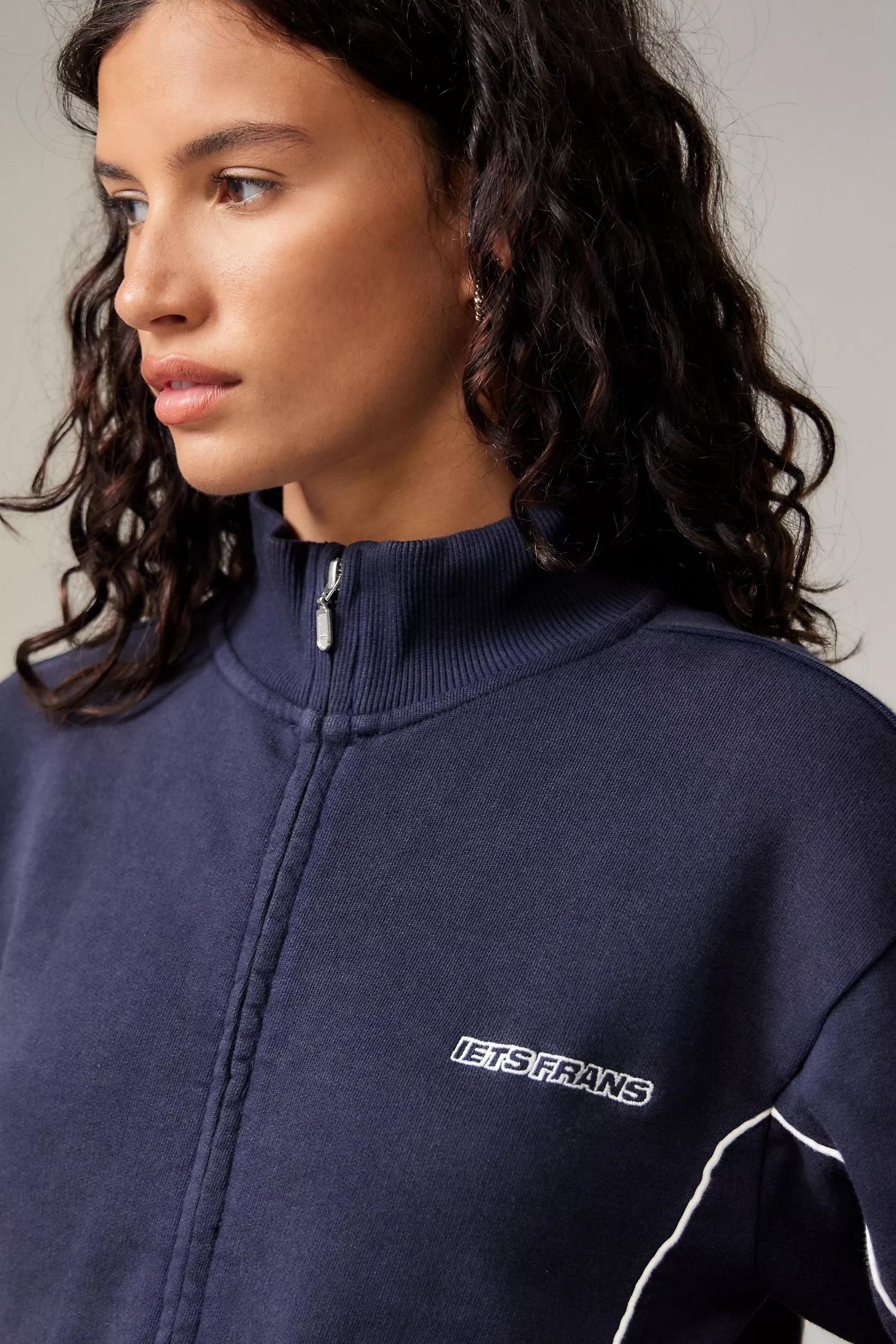 Navy Iets Frans... Track Top, , large image number 2