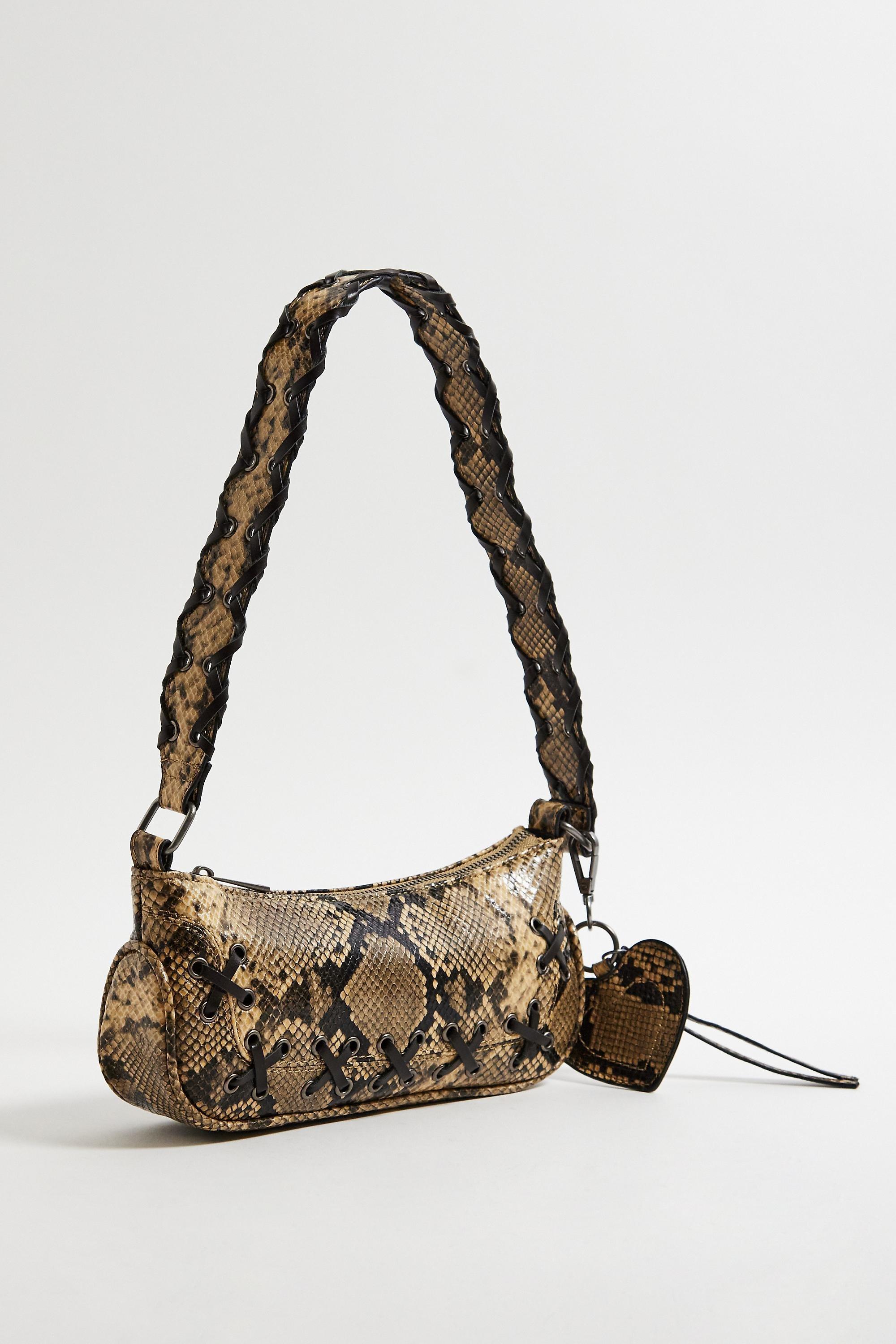 Brown Uo Whipstitch Shoulder Bag, BRN, large image number 1