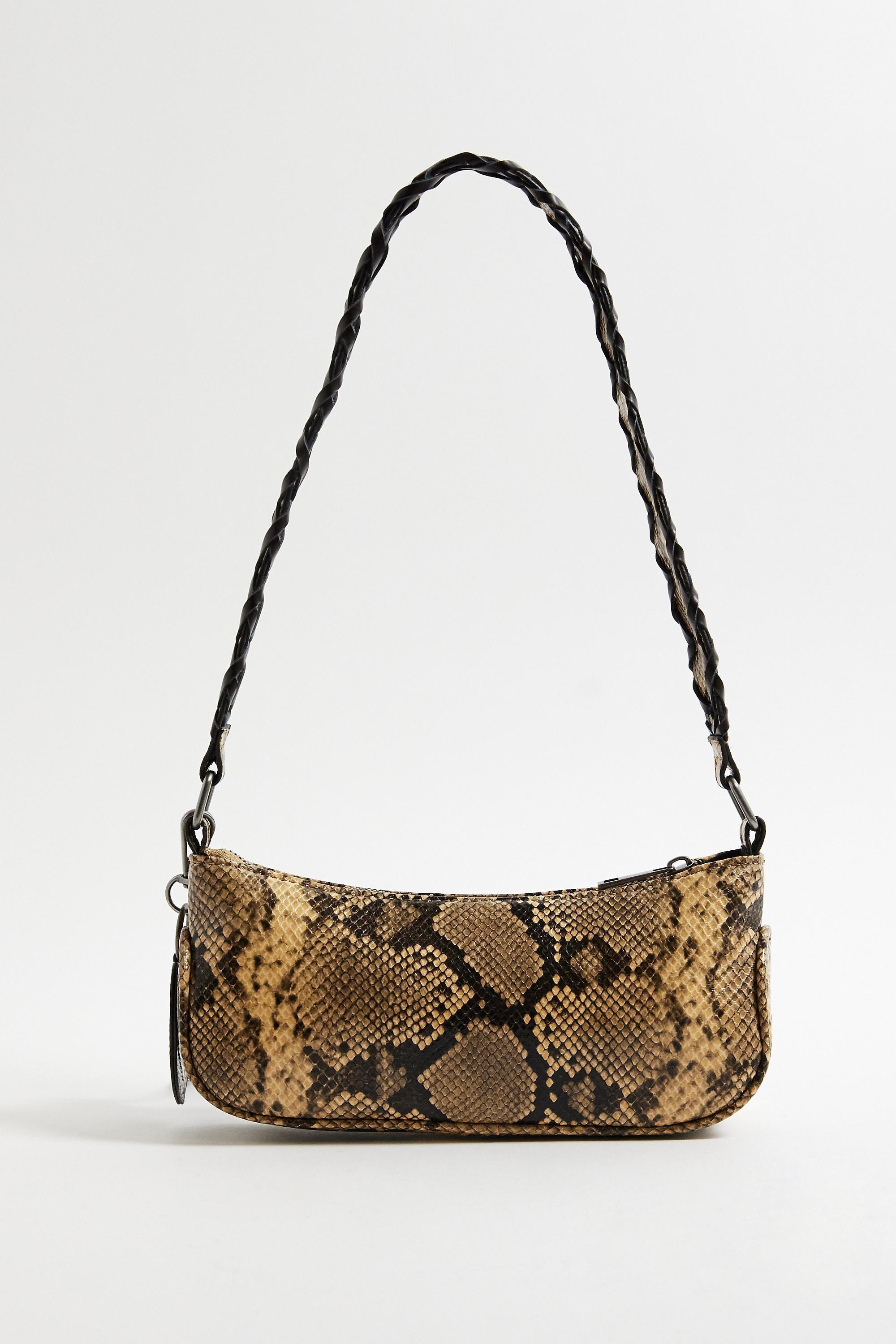 Brown Uo Whipstitch Shoulder Bag, BRN, large image number 3