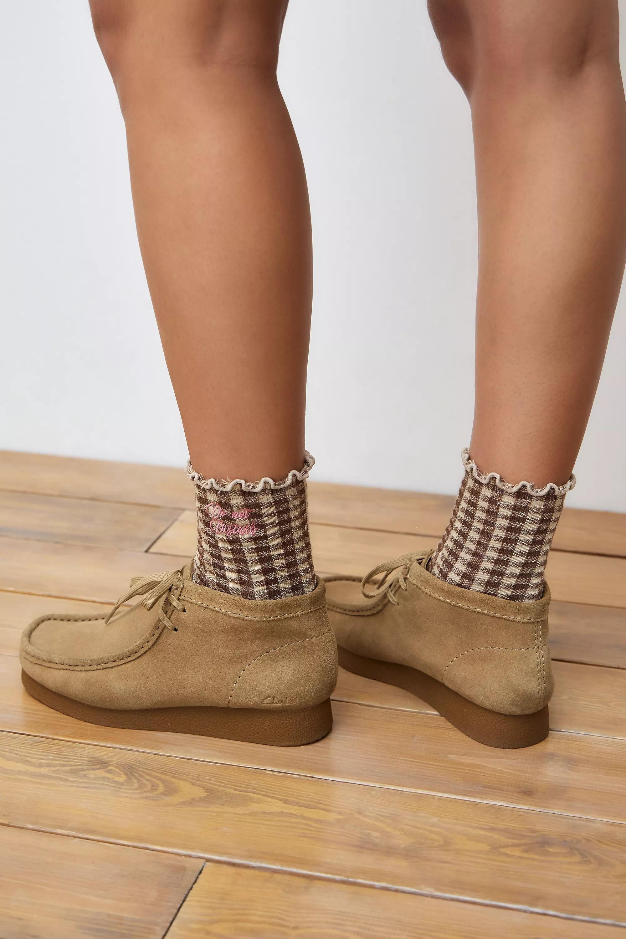 Brown Out From Under Do Not Disturb Socks, BRN, large image number 1