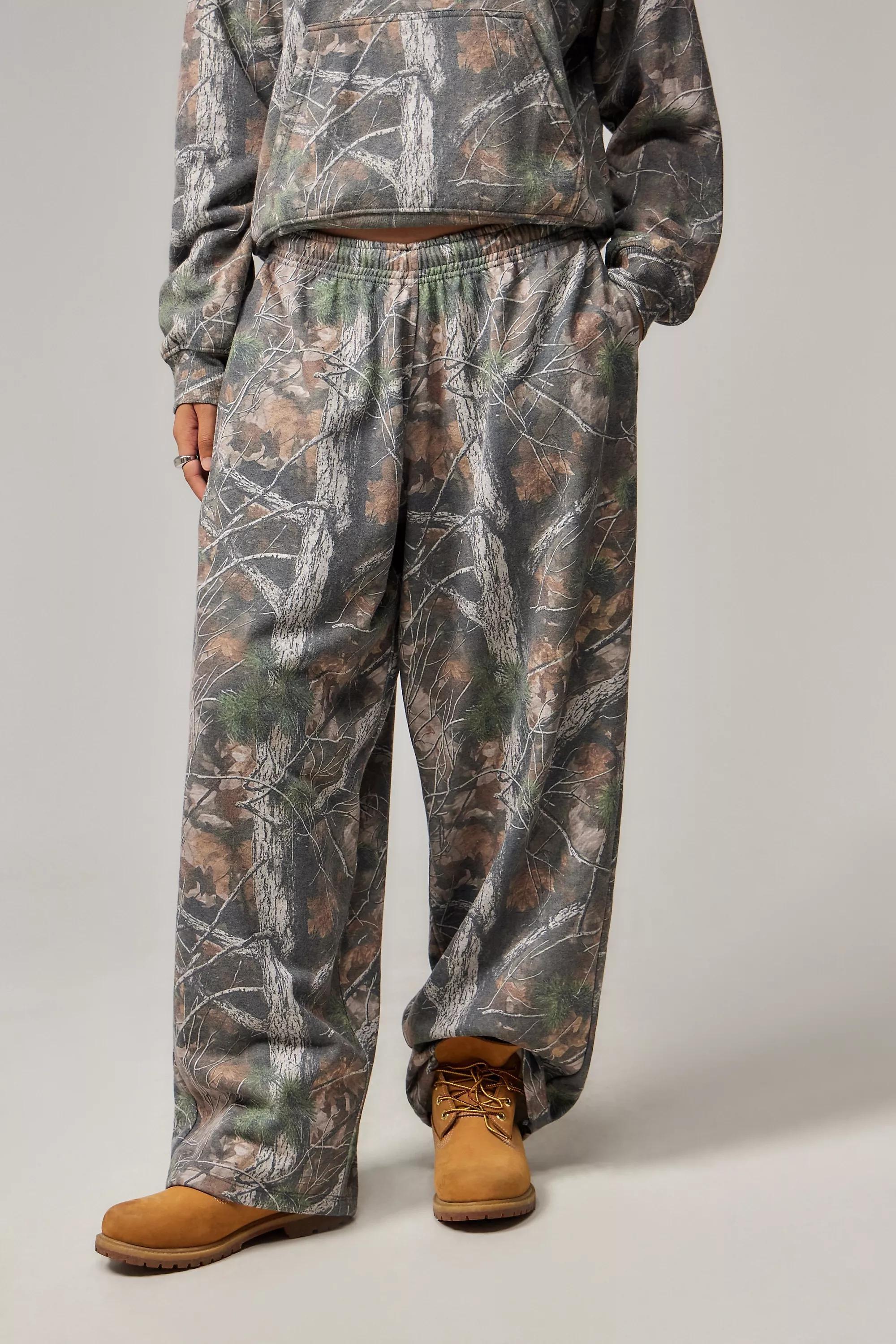 Green Bdg Hunter Camo Baggy Jogger, , large image number 0