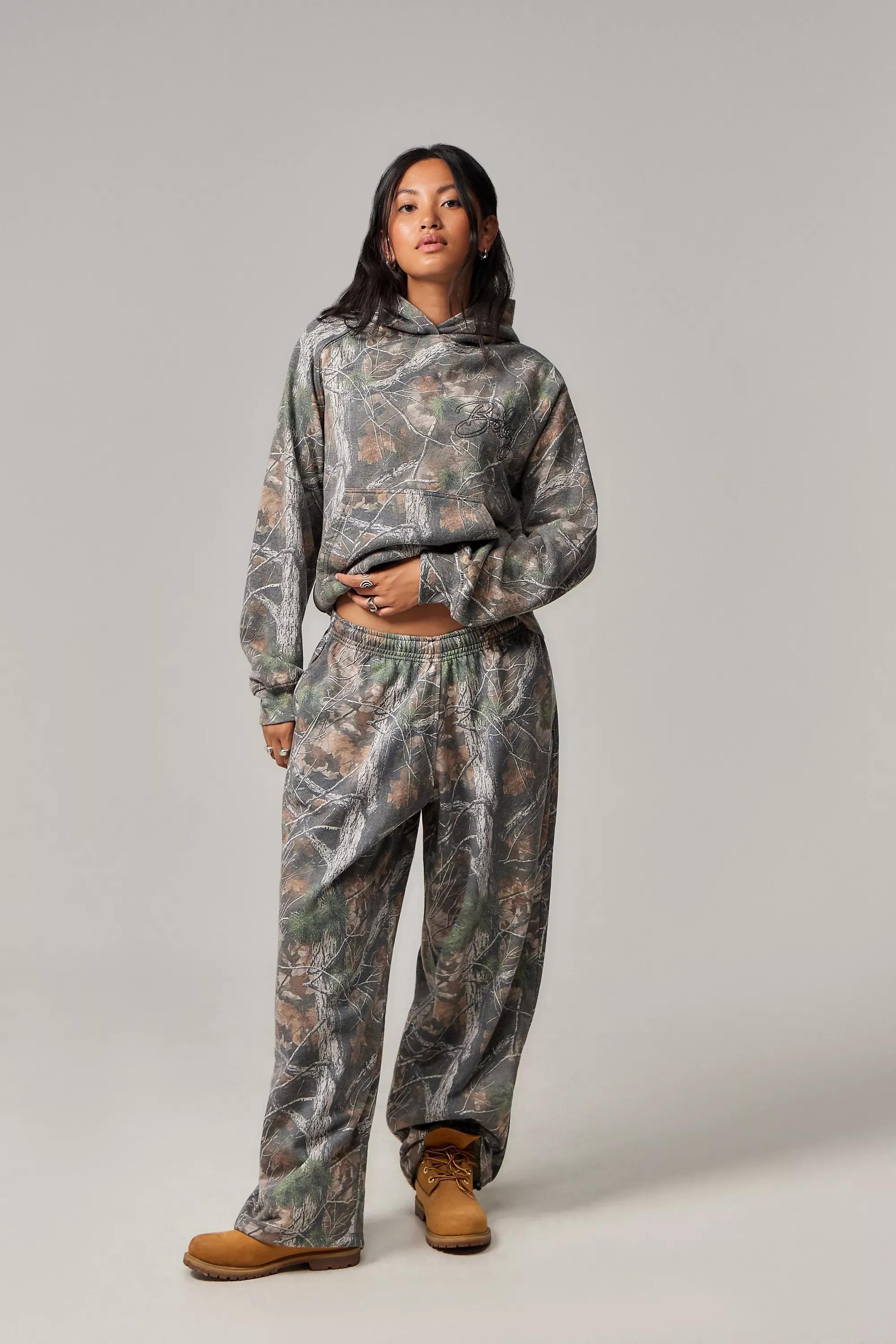 Green Bdg Hunter Camo Baggy Jogger, , large image number 1