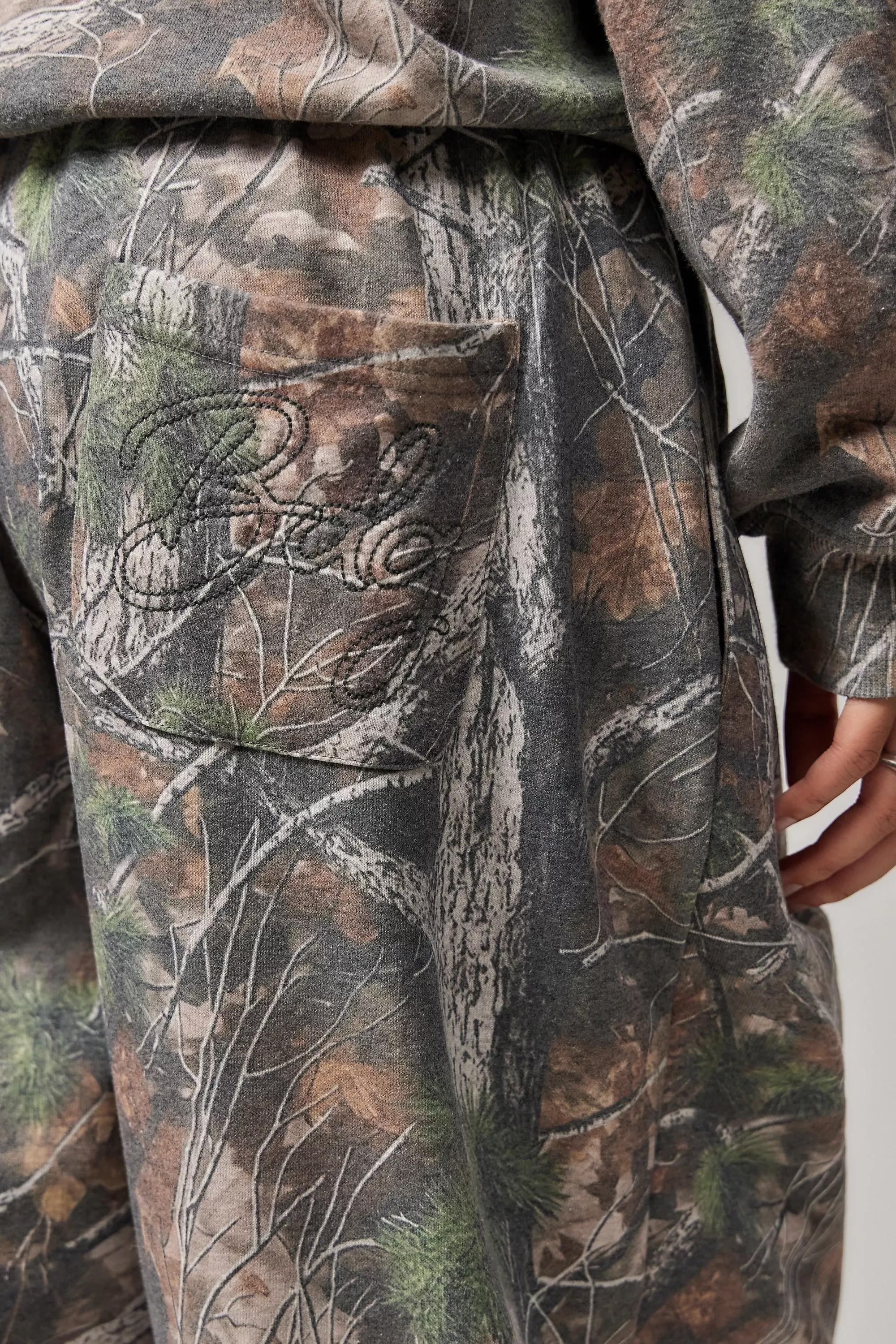 Green Bdg Hunter Camo Baggy Jogger, , large image number 3