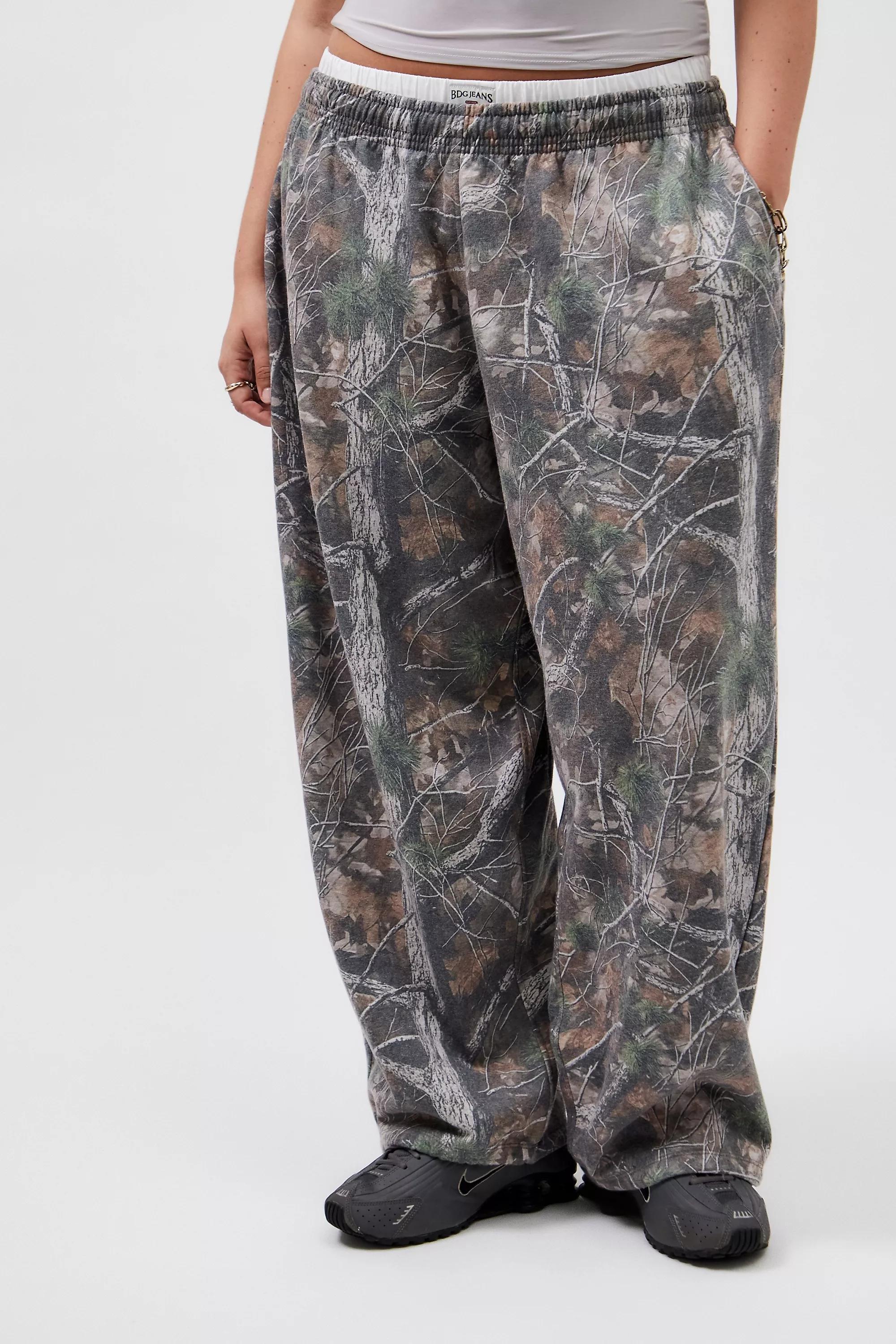 Green Bdg Hunter Camo Baggy Jogger, , large image number 4