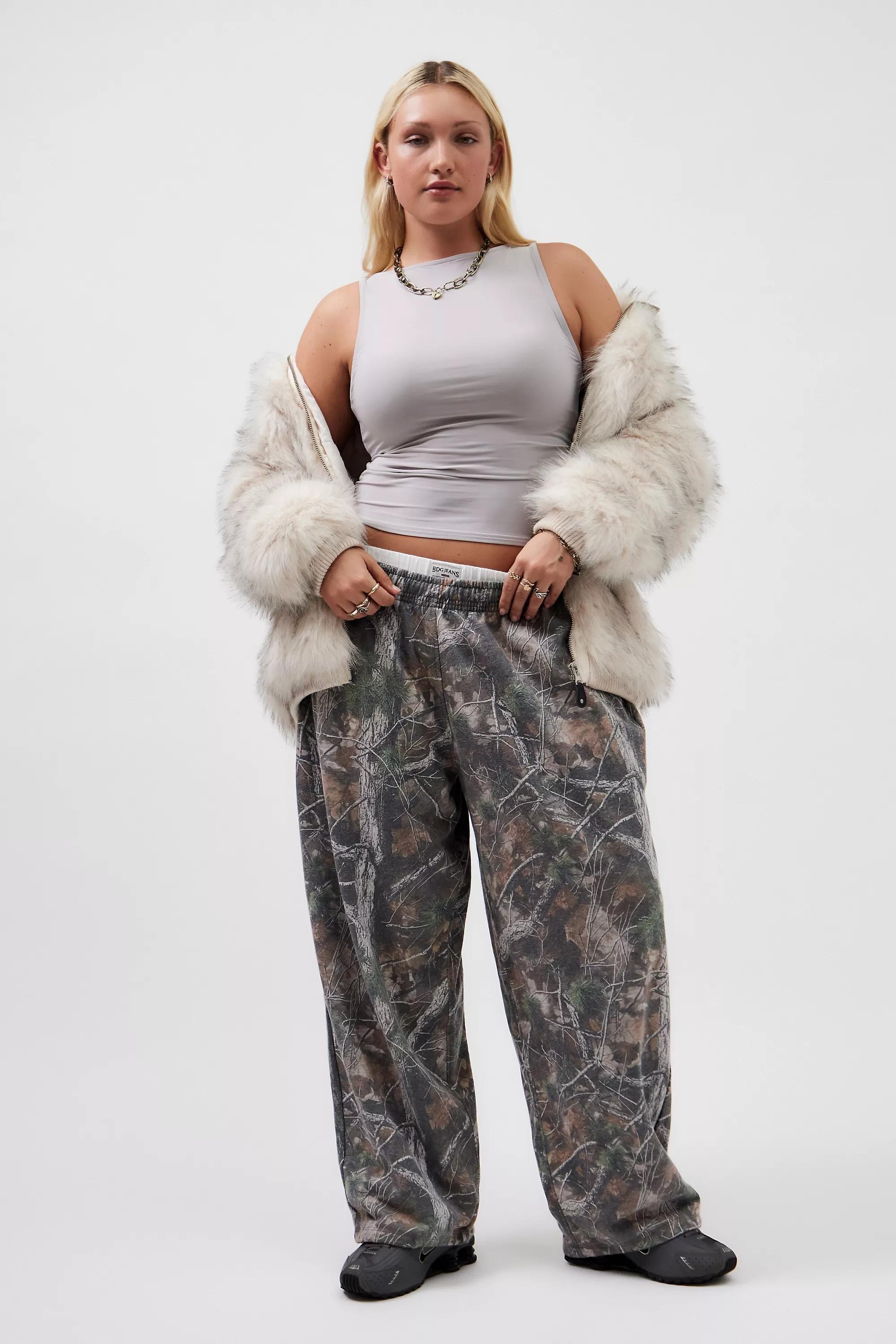 Green Bdg Hunter Camo Baggy Jogger, , large image number 6