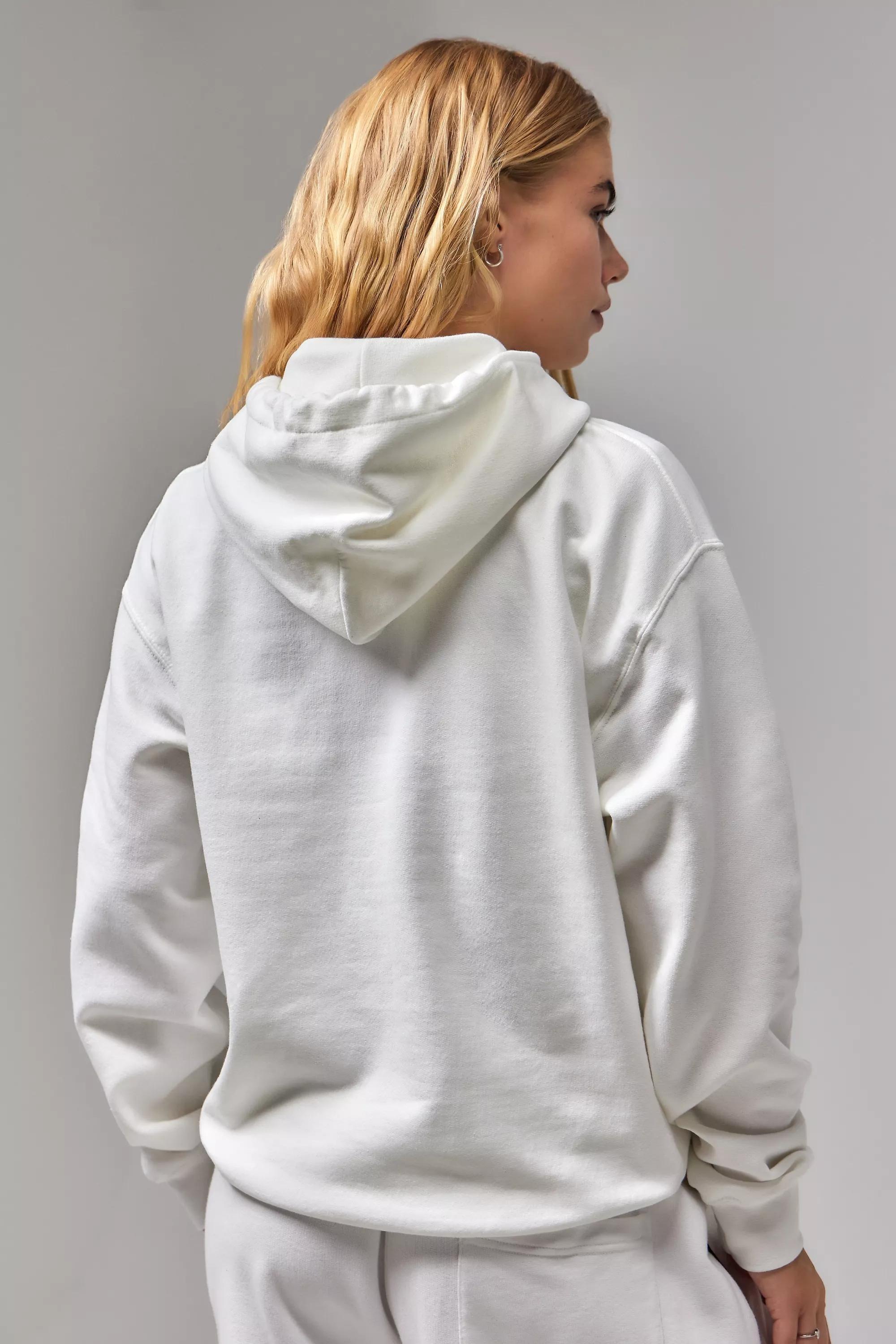 White UO Iets Frans... Hoodie, , large image number 3