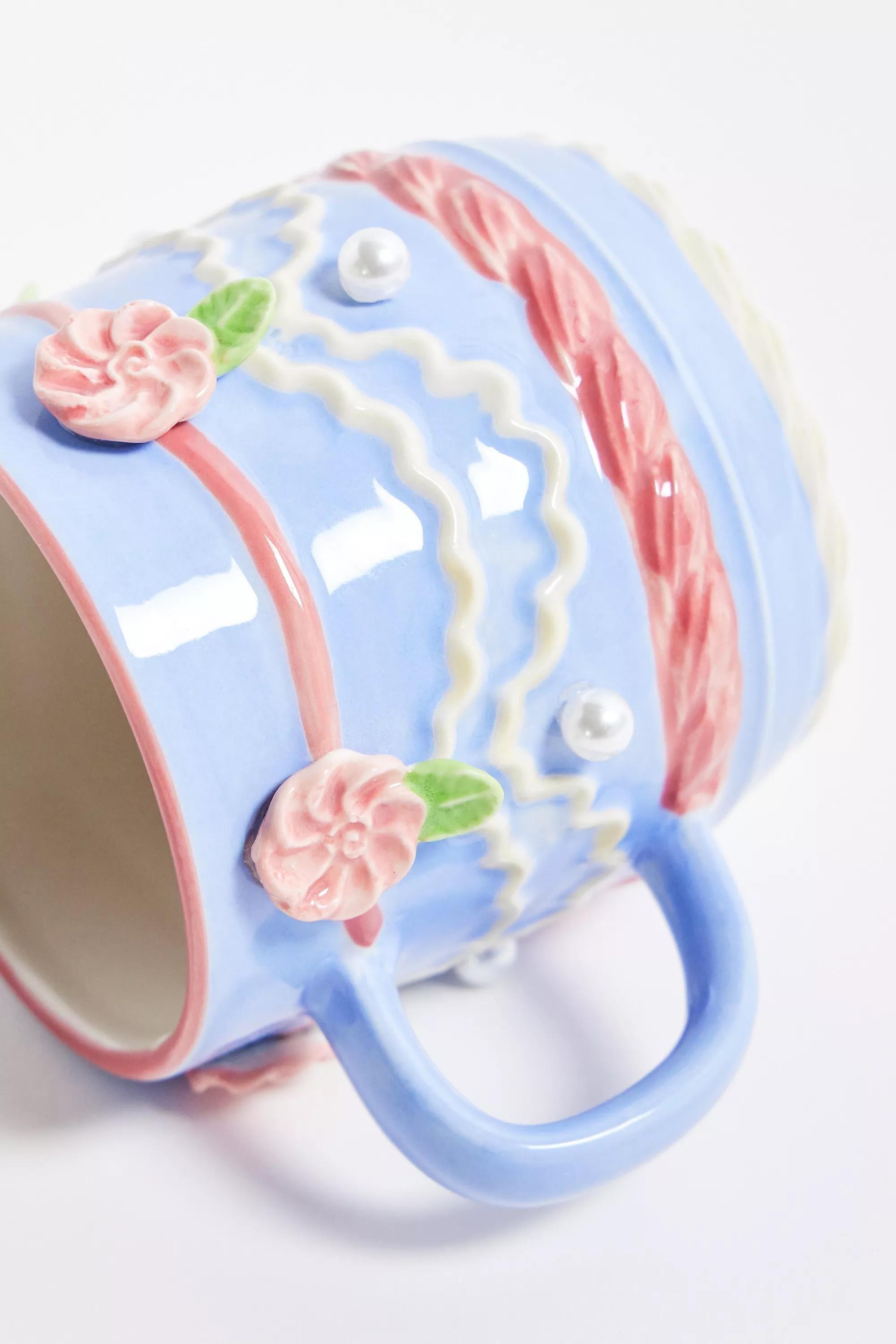 Blue Cake Mug, BLUE, large image number 1