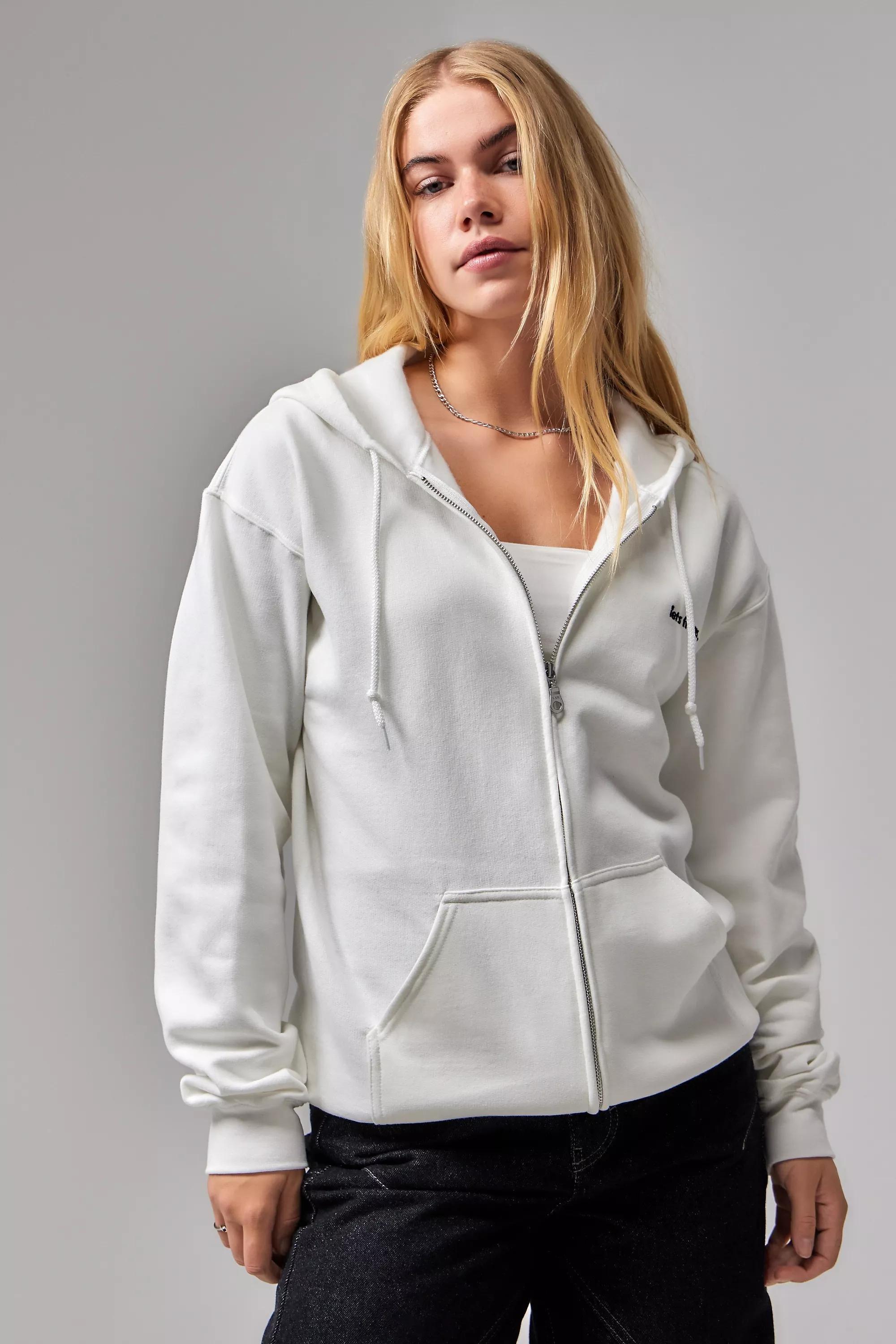 White Iets Frans... Zippered Hoodie, , large image number 1