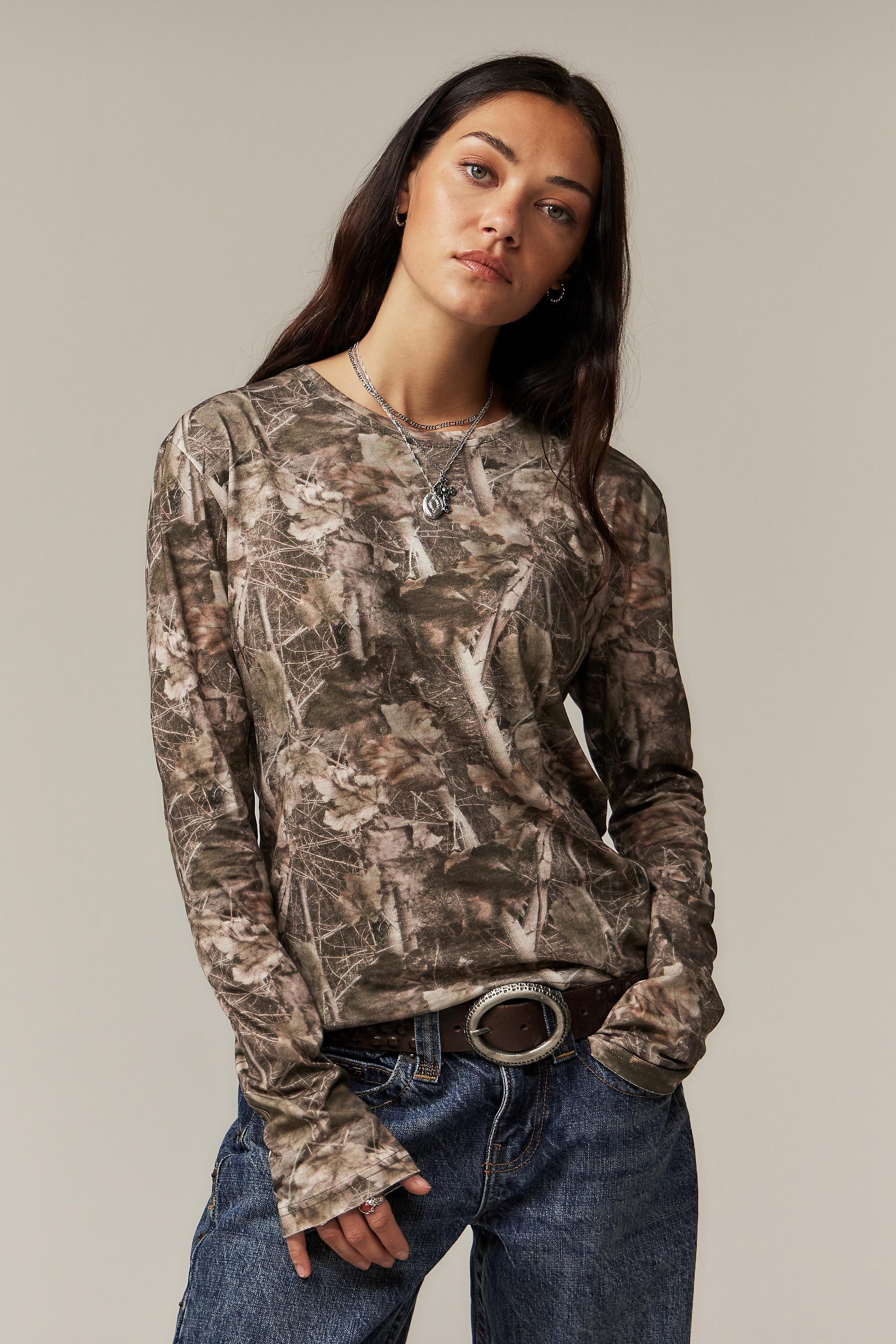 ASSORT Jaded London Woodland Mesh Long Sleeve Top, , large image number 0