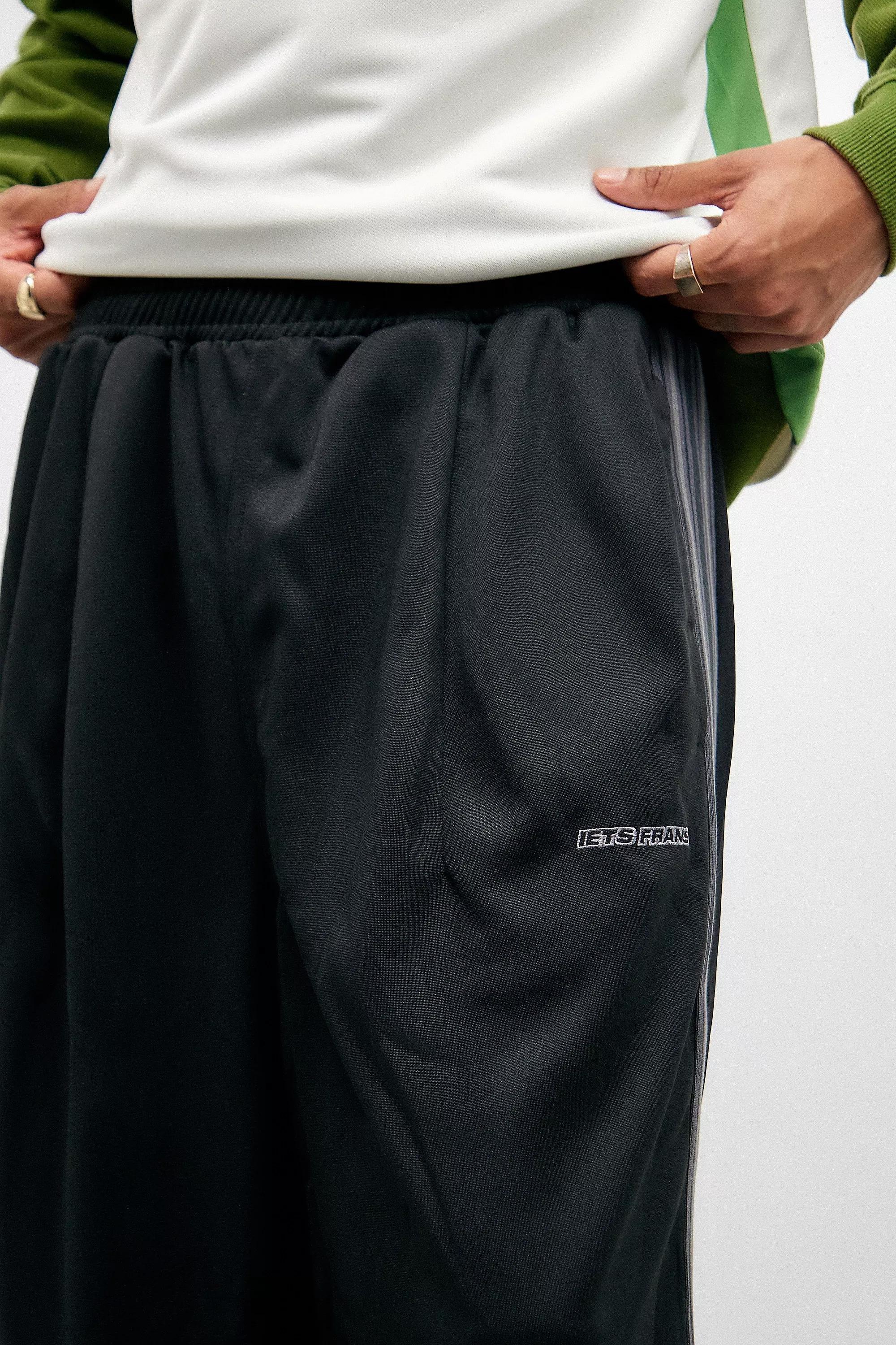 Black iets frans... Harri Tricot Track Pants, BLK, medium