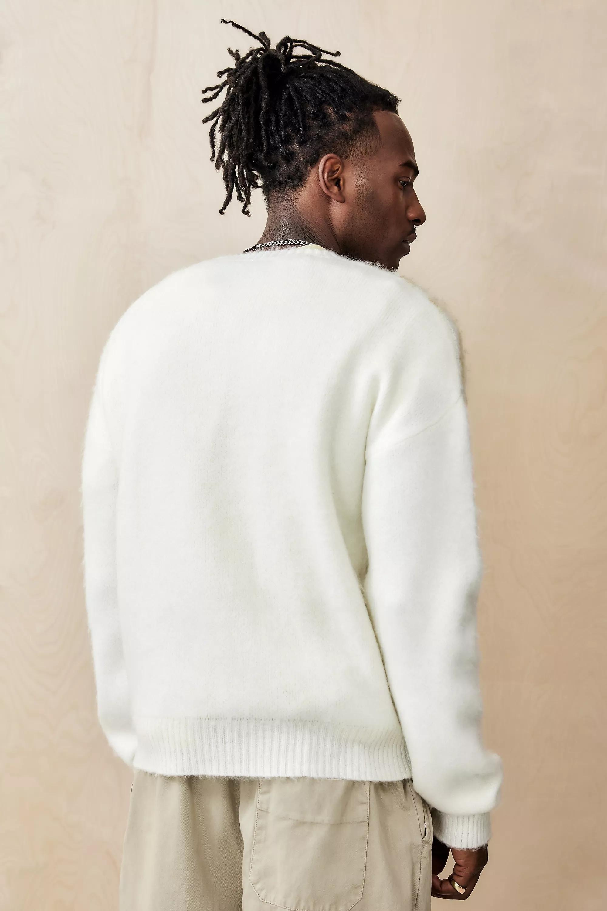 Cream Uo Asiatic Landscape Knit, , large image number 3