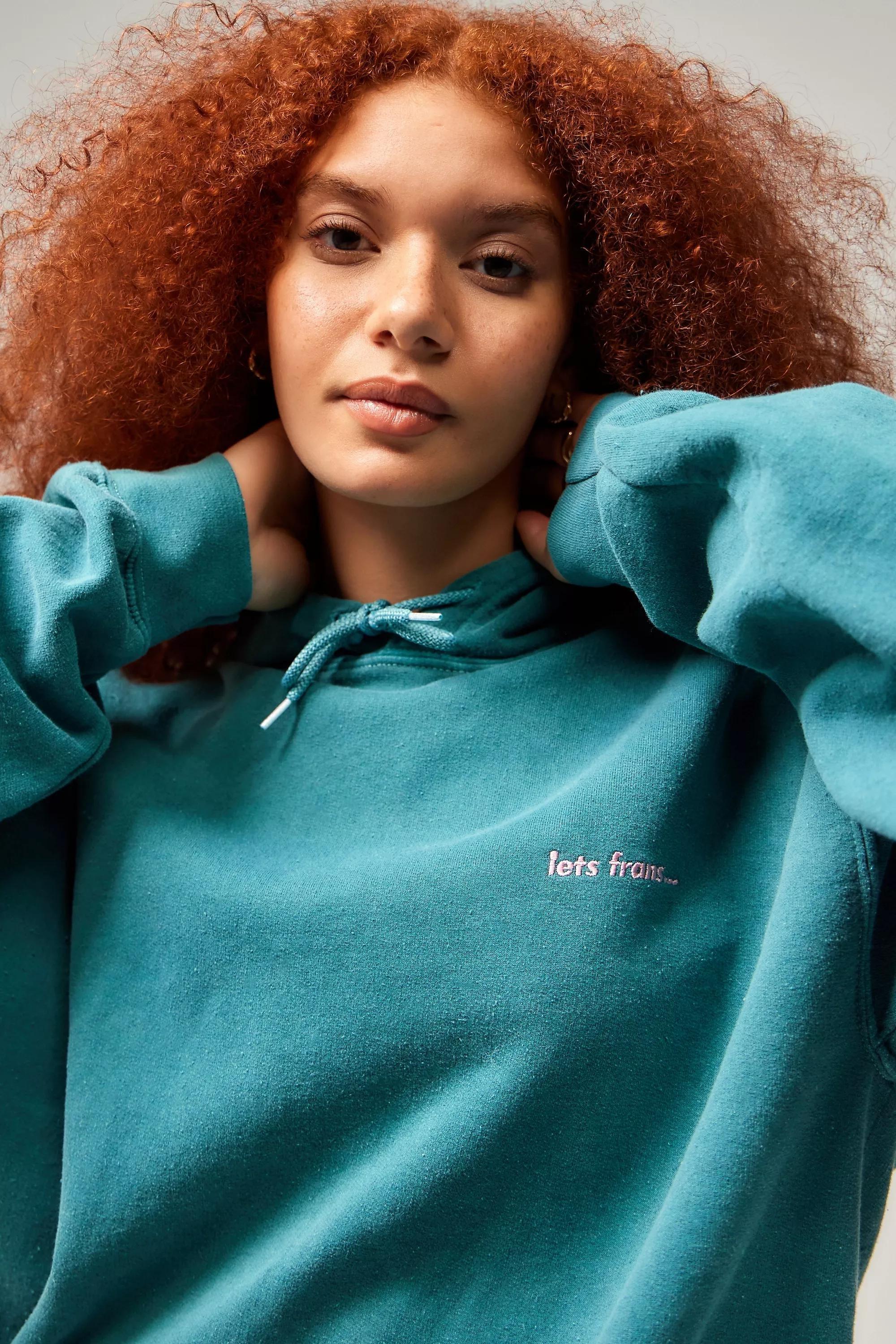Blue Iets Frans... Printed Hoodie, , large image number 0