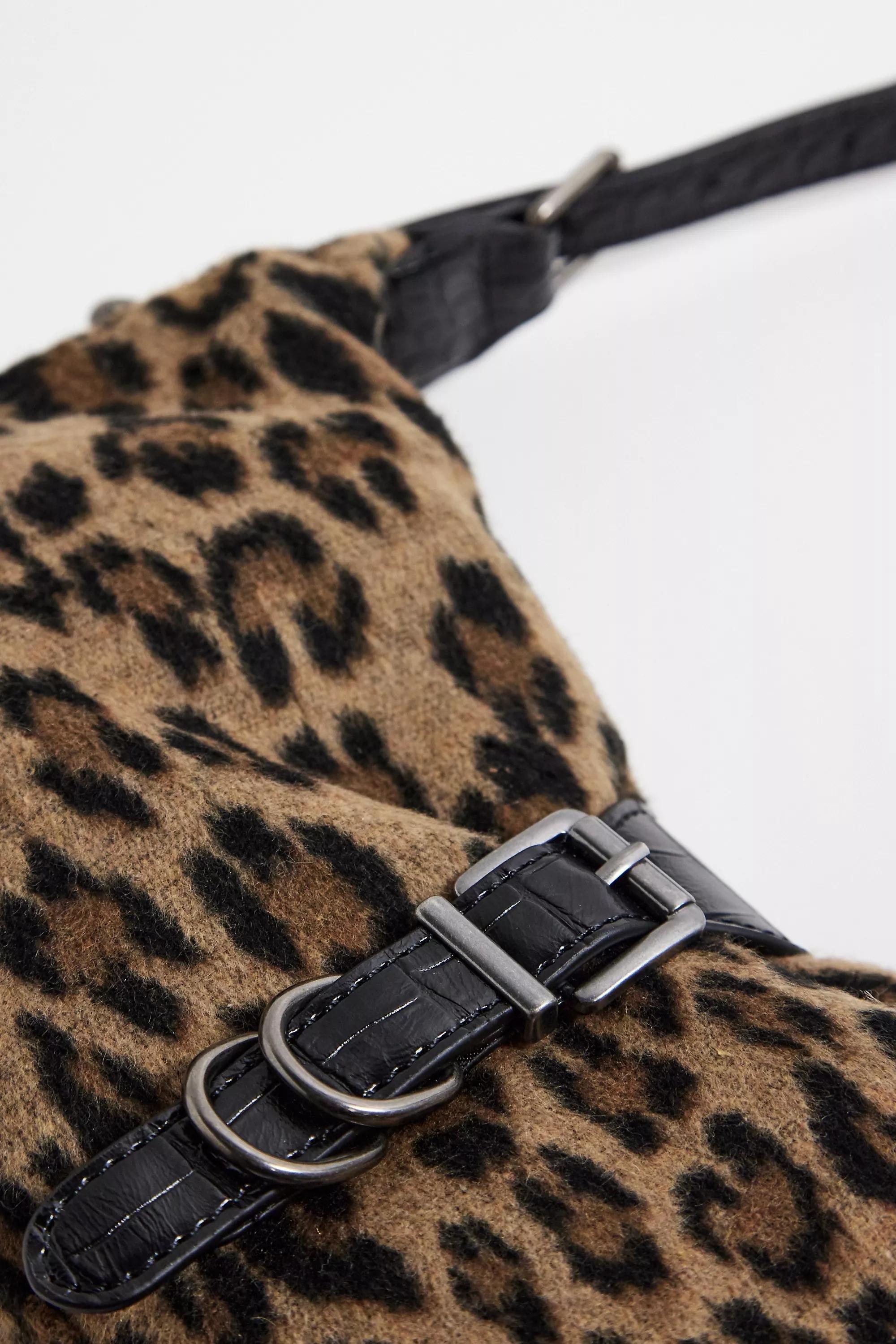 Brown Uo Hayden Faux Fur Leopard Bag, BRN, large image number 2