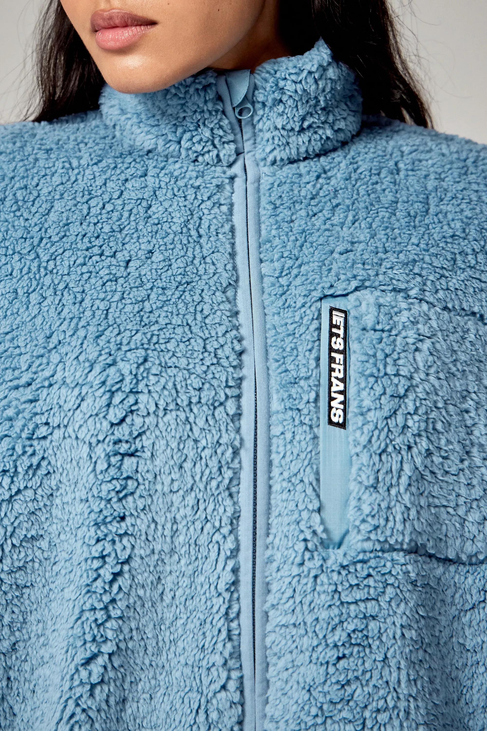 Blue Iets Frans... Zip-Through Fleece Jacket, , large image number 2