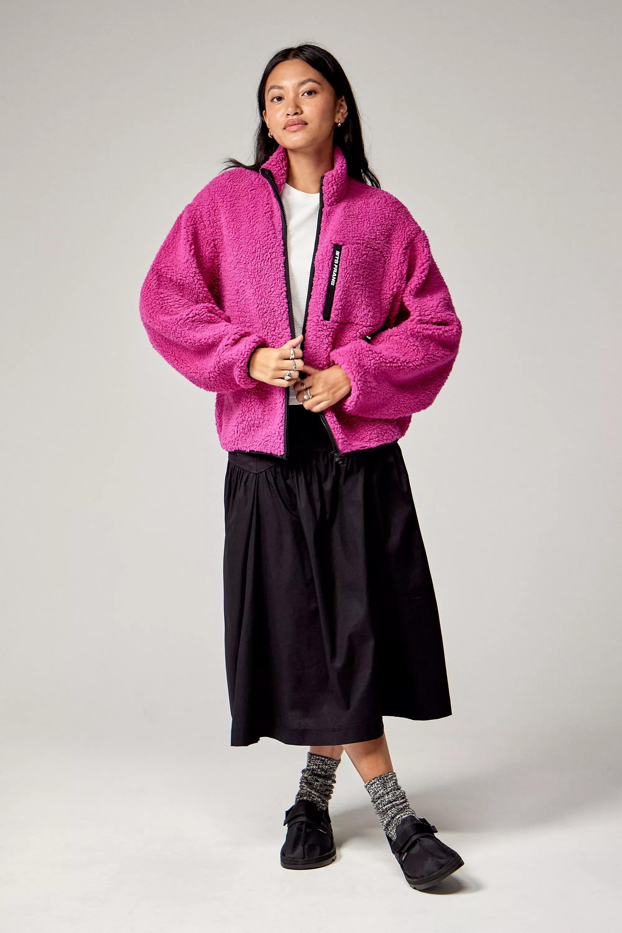 Pink Iets Frans... Zip-Through Fleece Jacket, , large image number 1