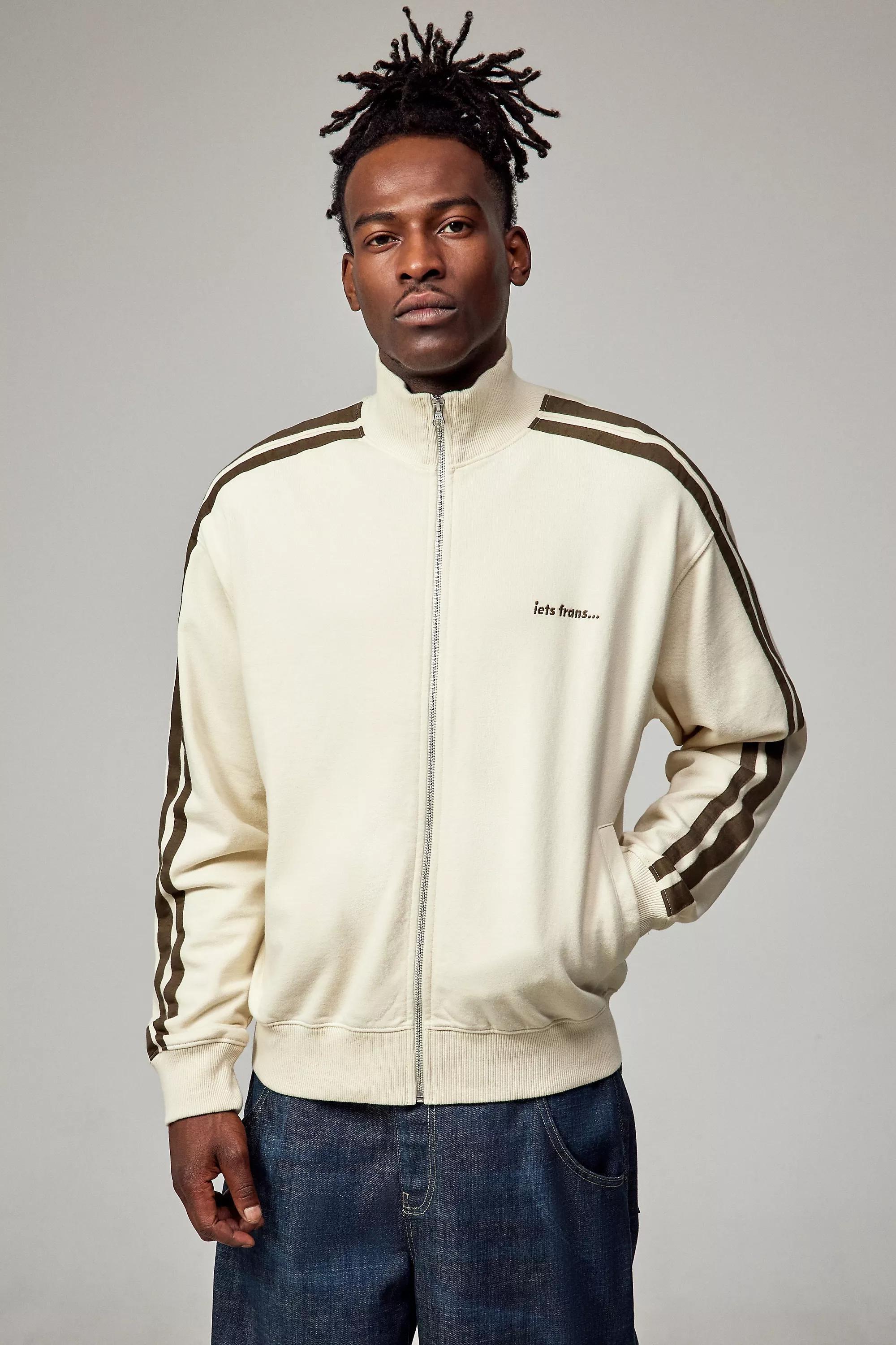 Cream Iets Frans... Teddi Track Top, CREME, large image number 0