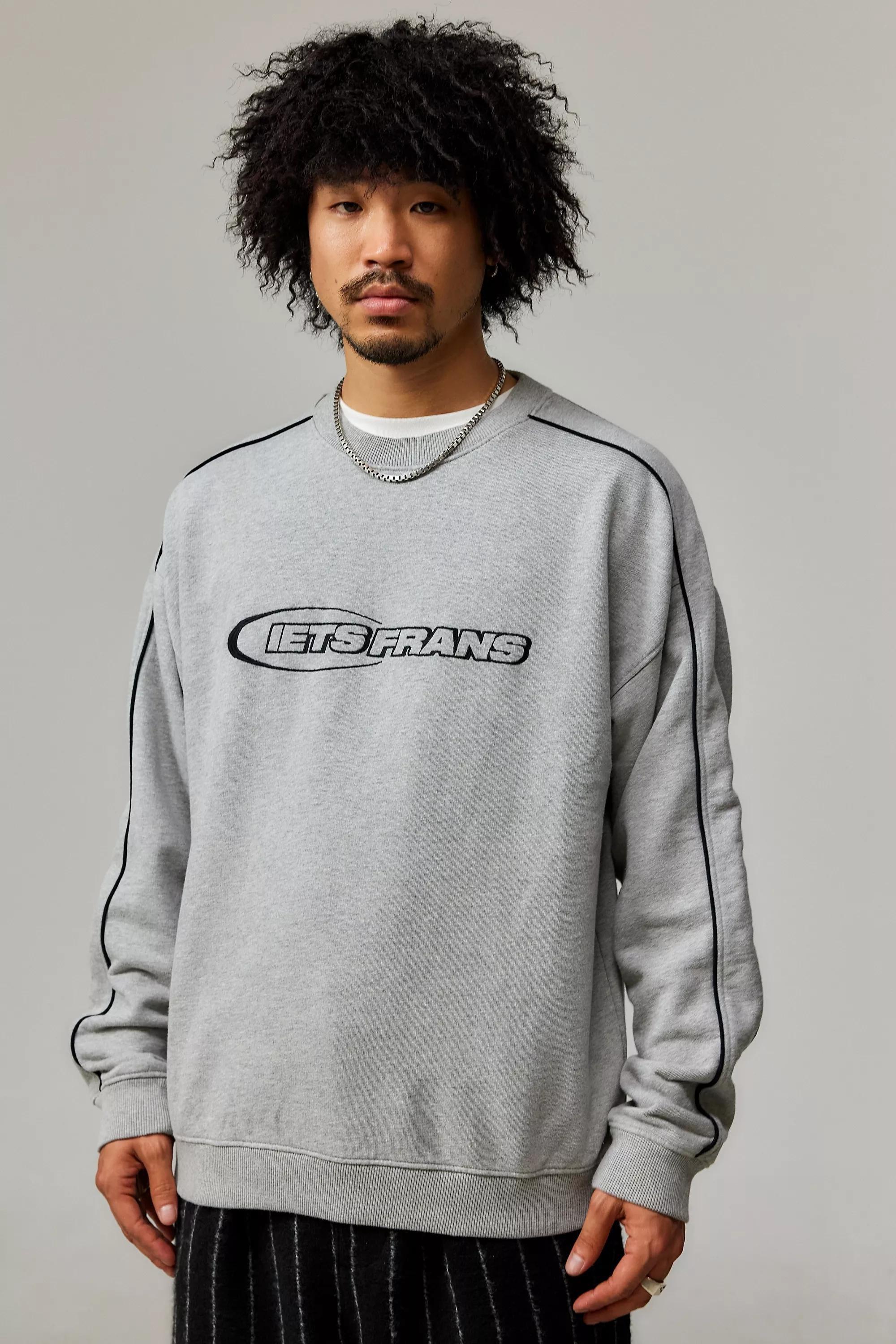 Grey Iets Frans... Piped Sweatshirt, , large image number 0