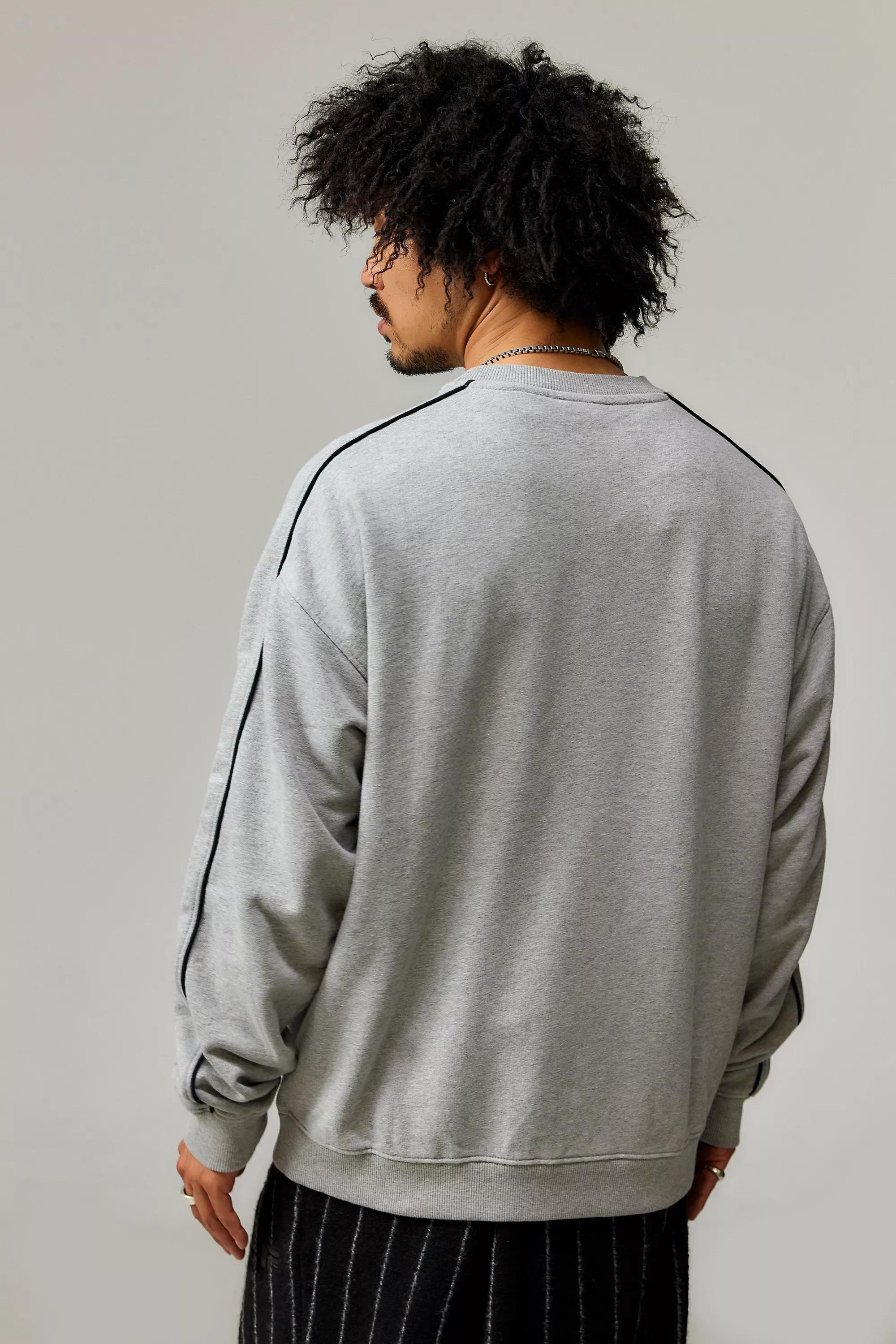 Grey Iets Frans... Piped Sweatshirt, , large image number 3
