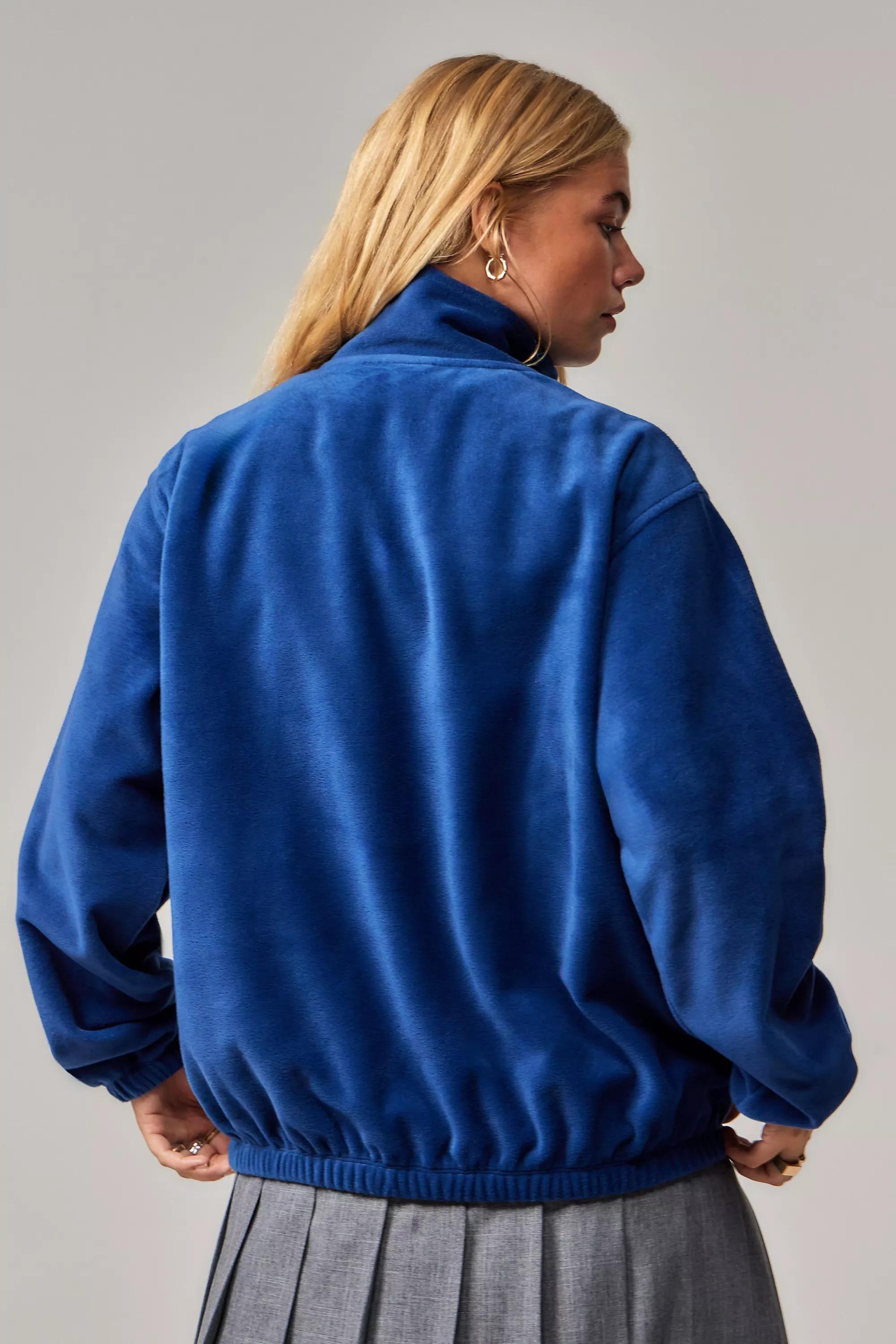 Navy Iets Frans... Half-Zip Fleece, , large image number 3
