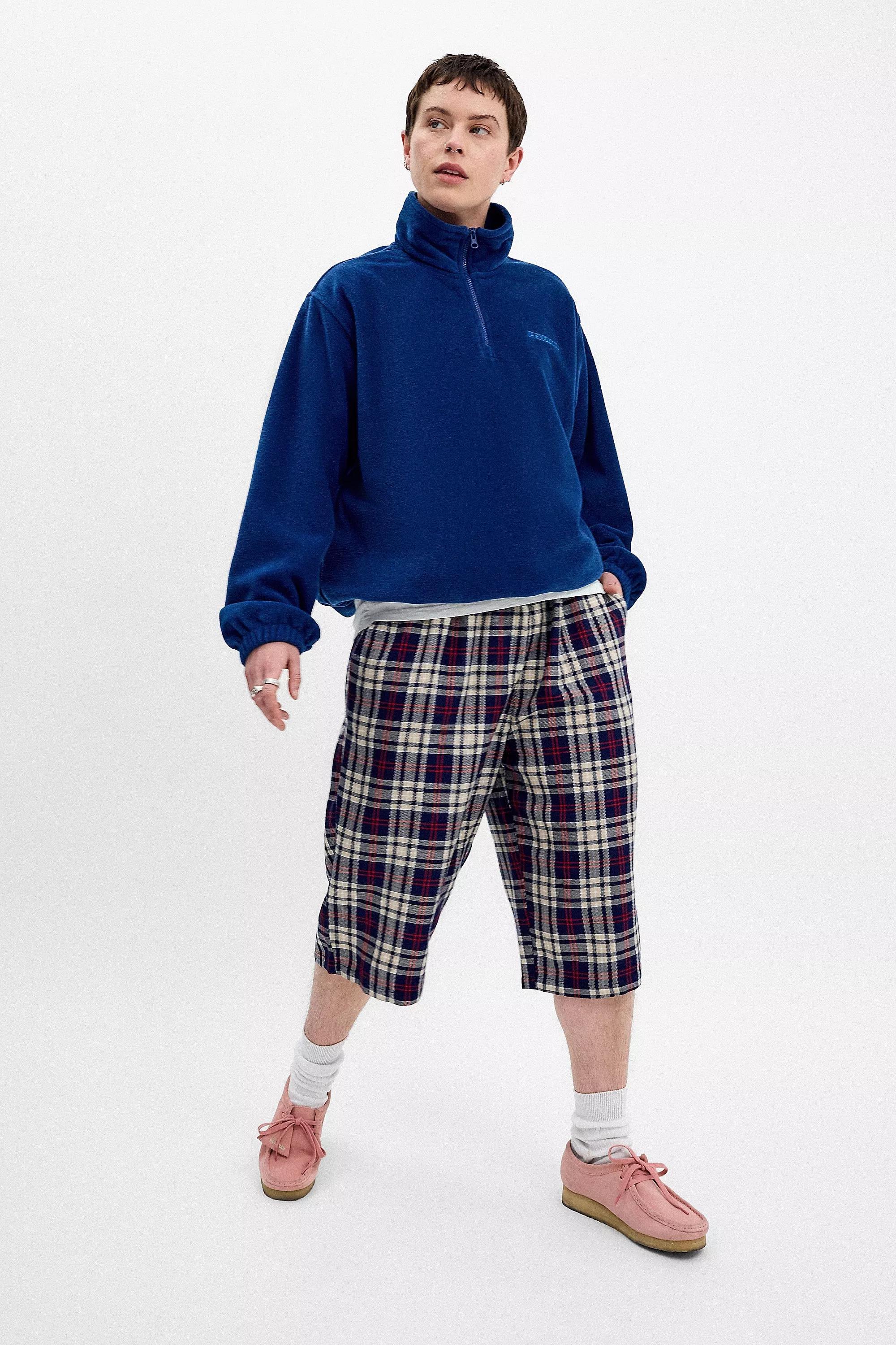 Navy Iets Frans... Half-Zip Fleece, , large image number 5