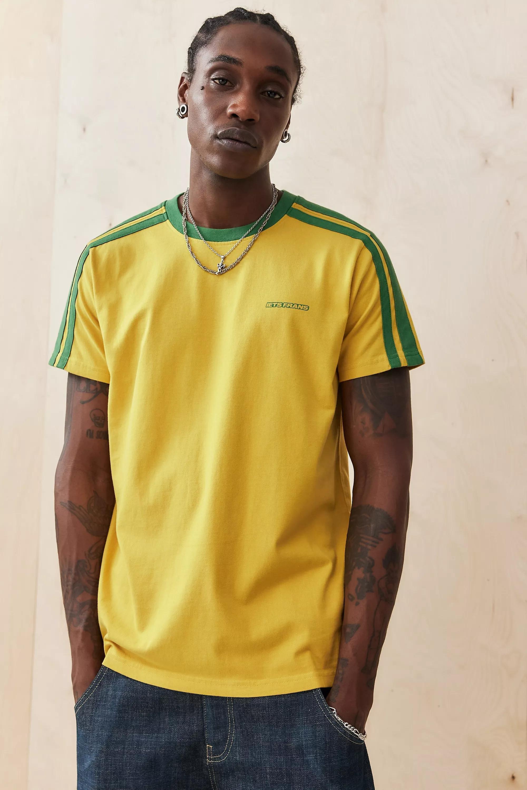Yellow Iets Frans... Taped T-Shirt, , large image number 0