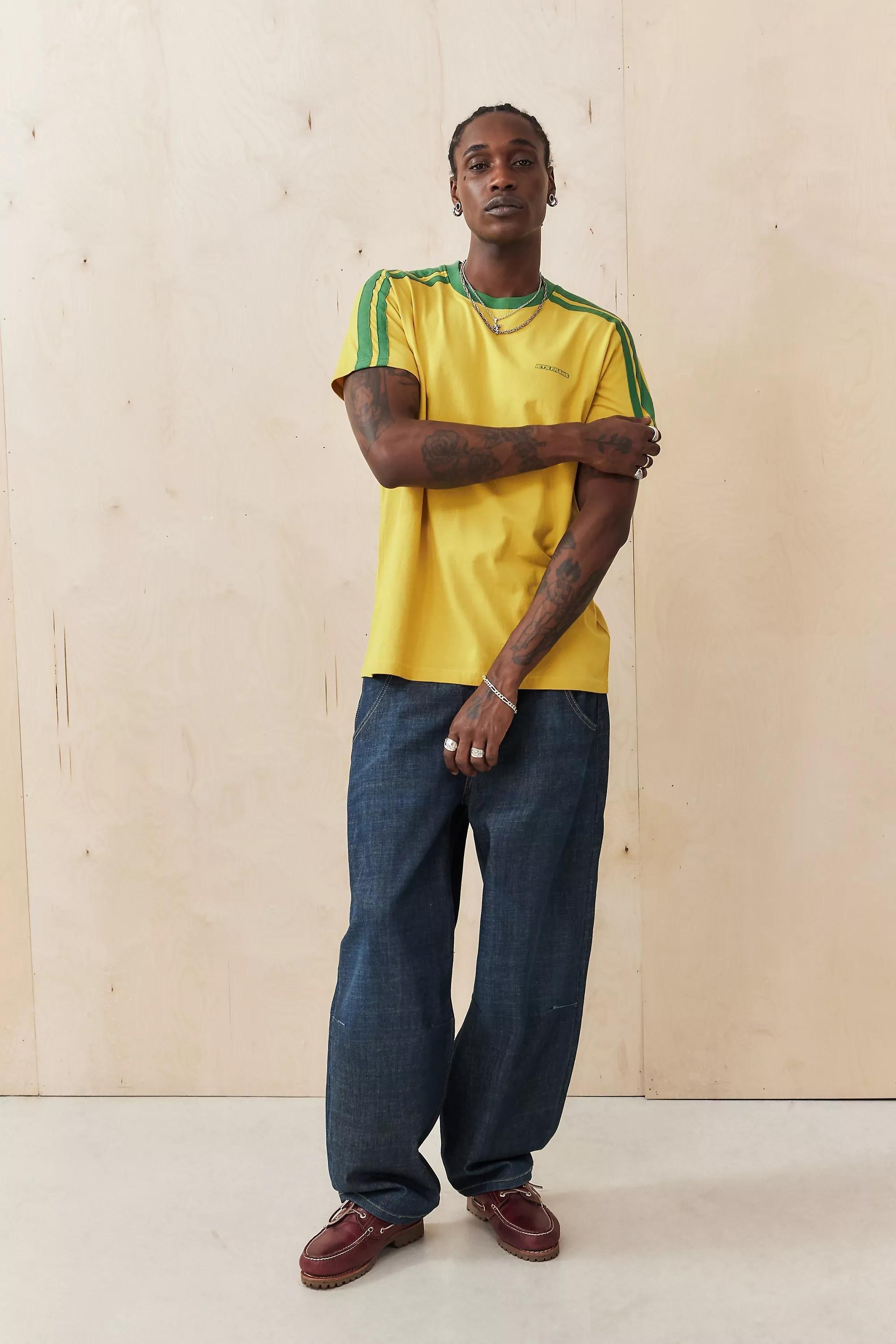 Yellow Iets Frans... Taped T-Shirt, , large image number 2