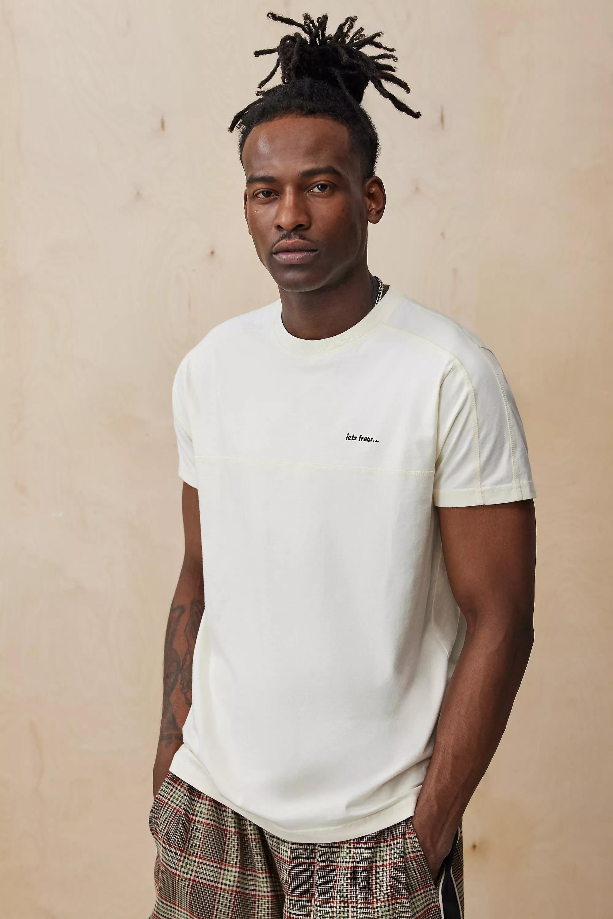 Cream Iets Frans..Collegiate T-Shirt, , large image number 0