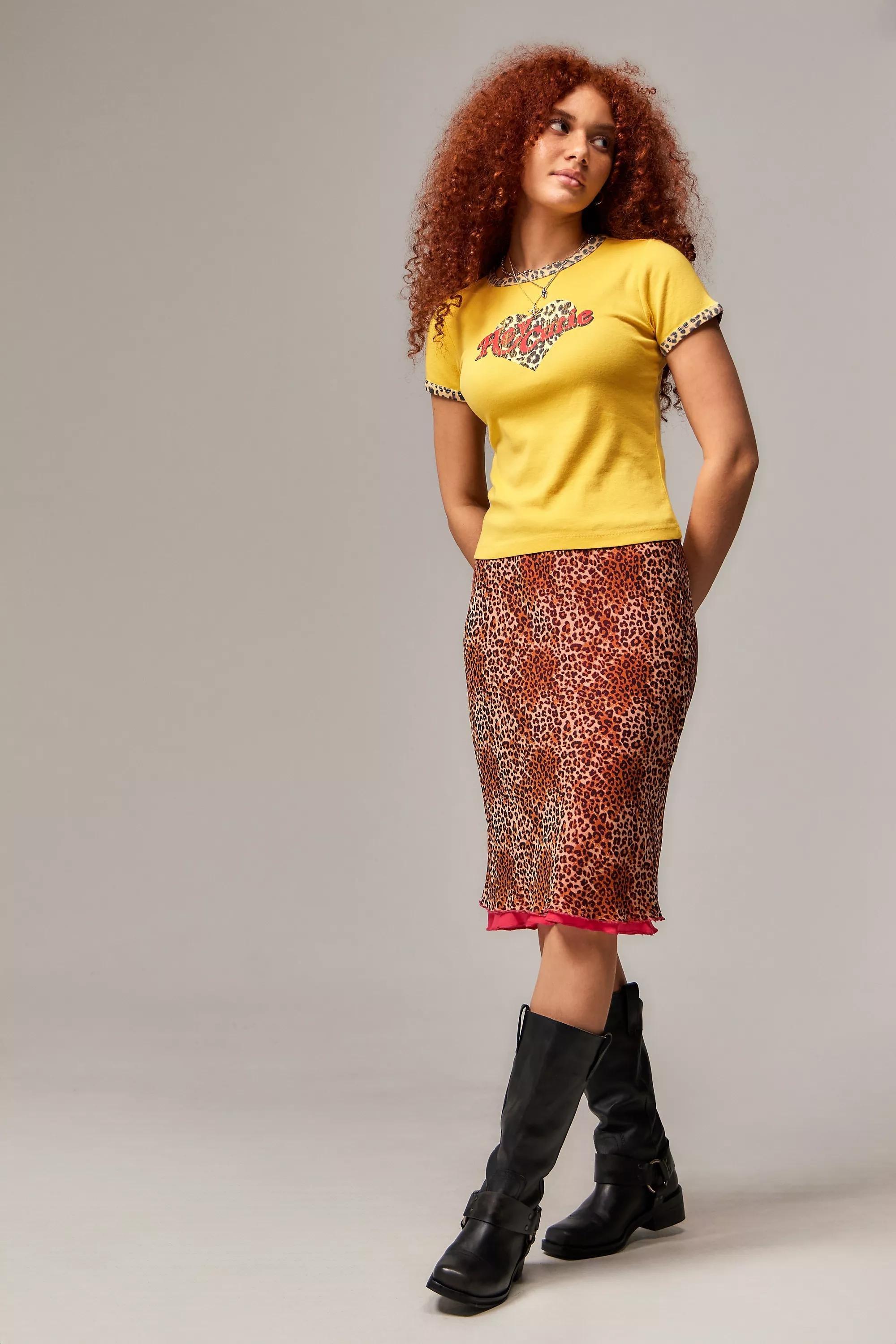 Yellow Rebel Youth Hey Cutie T-Shirt, , large image number 1