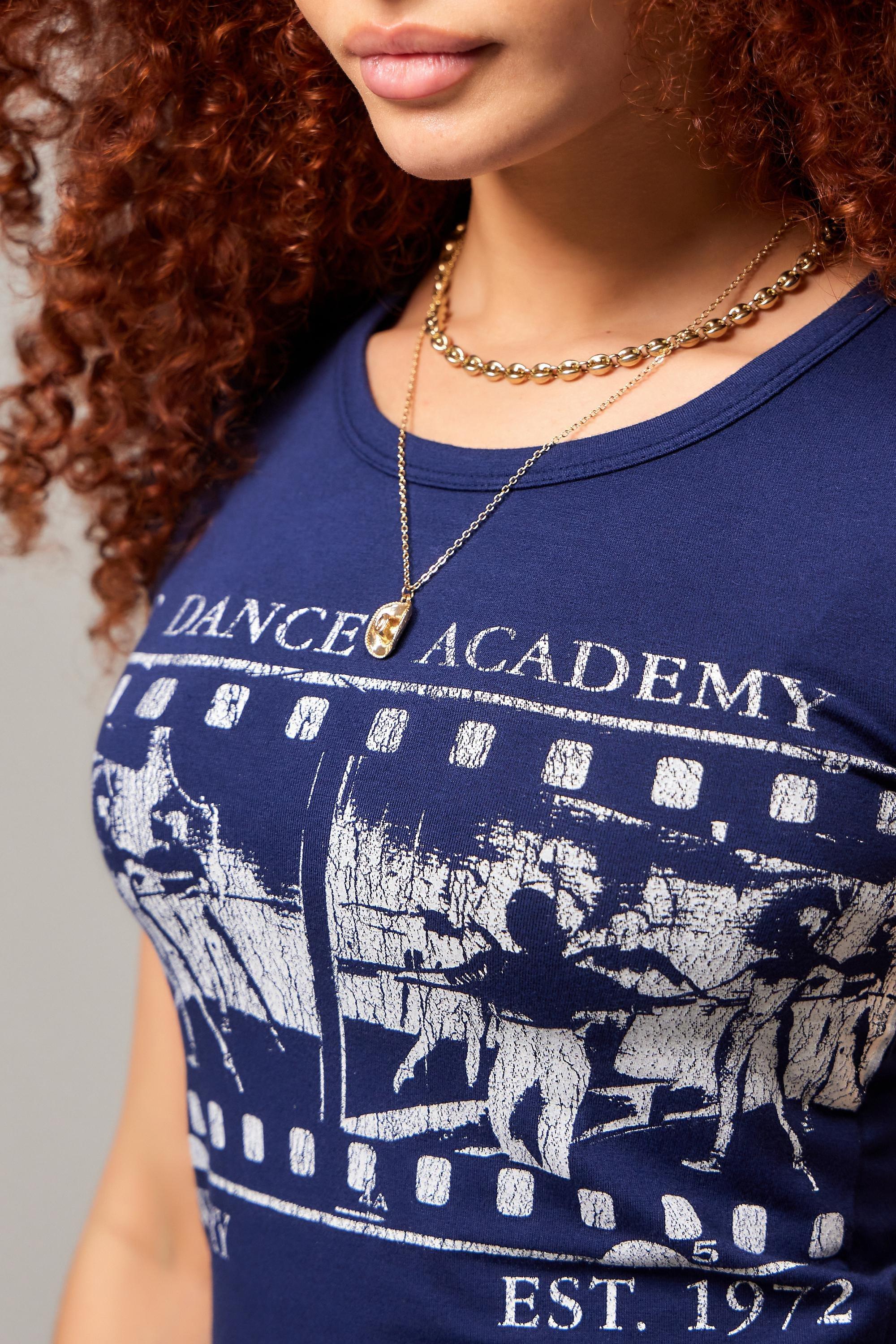 Navy UO Tanzakademie T-Shirt, , large image number 2