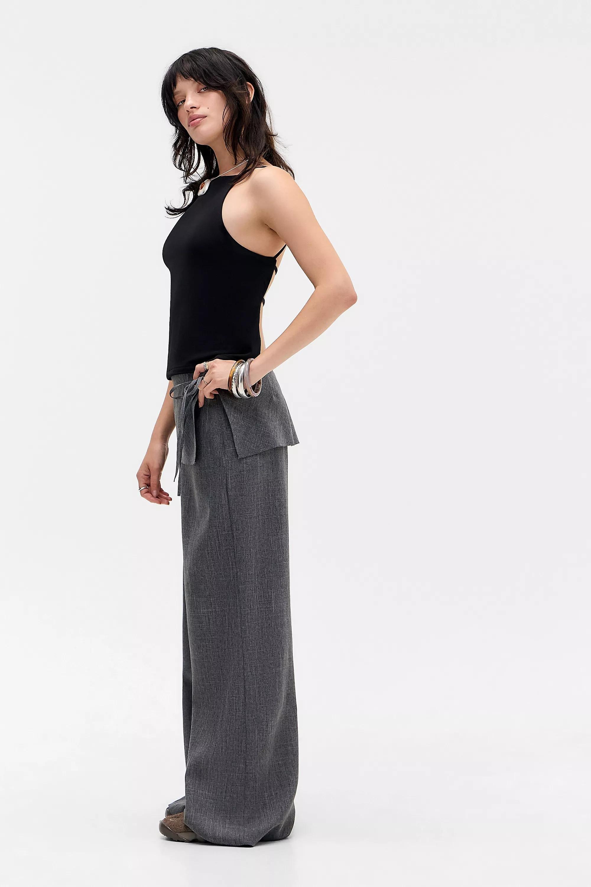 Black Silence + Noise Carrie Backless Top, , large image number 5