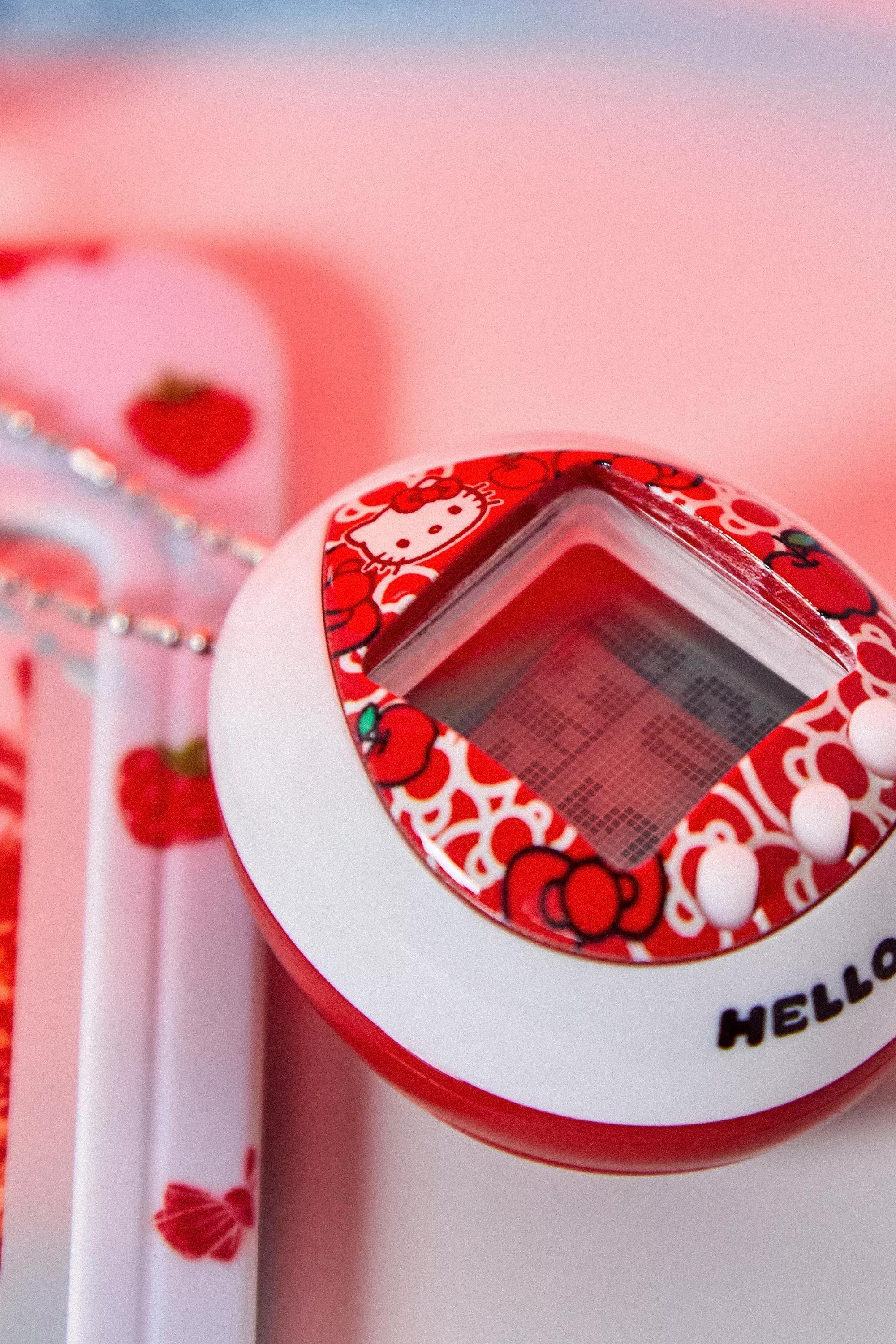 Red Hello Kitty Tamagotchi, RED, large image number 1