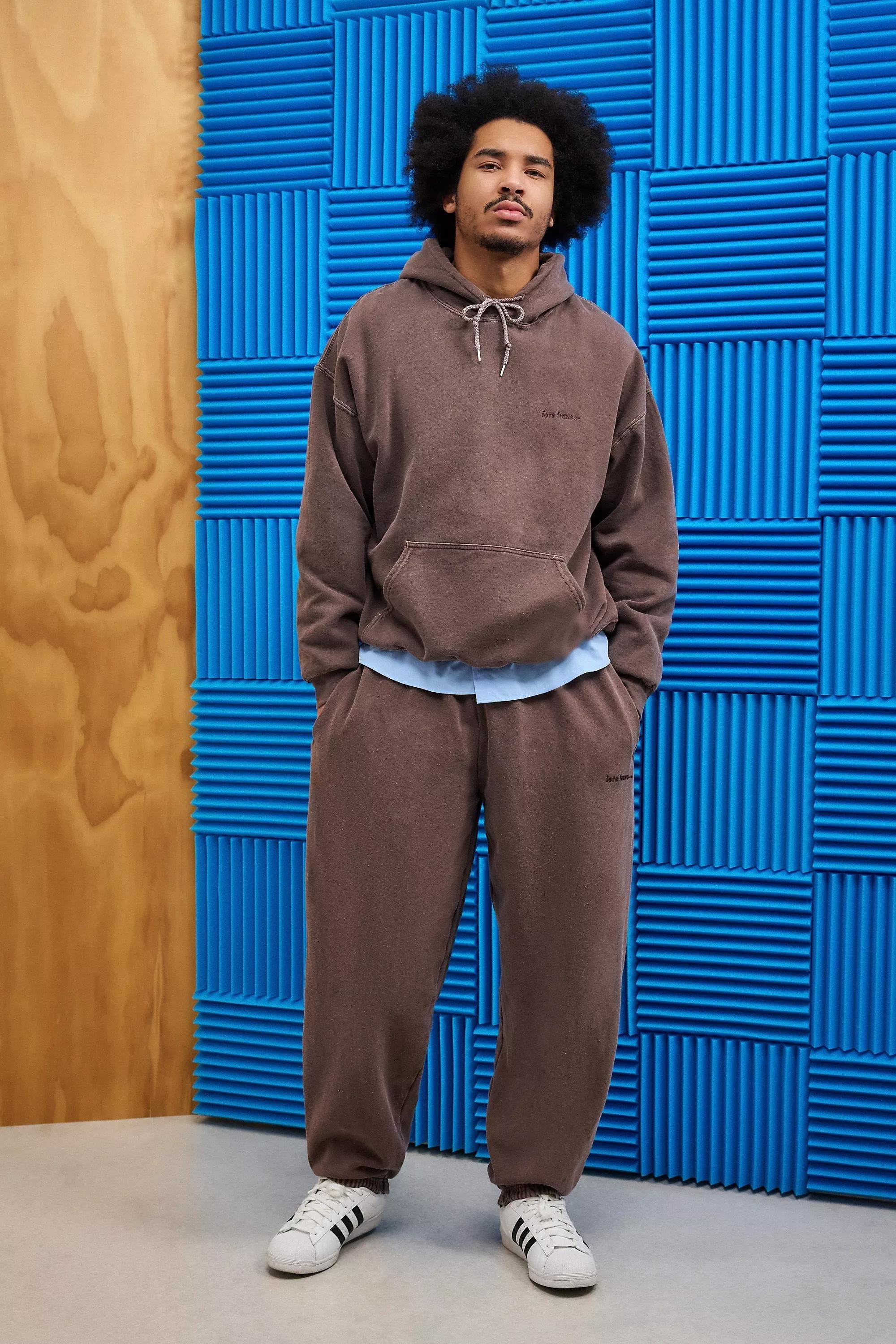 Brown UO Hoodie Casual, , large image number 1