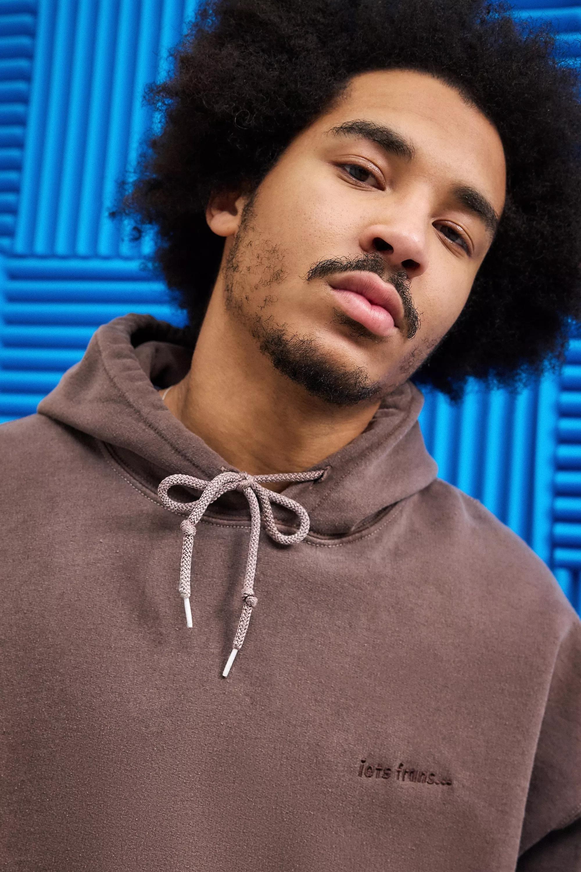 Brown UO Hoodie Casual, BRN, large image number 2