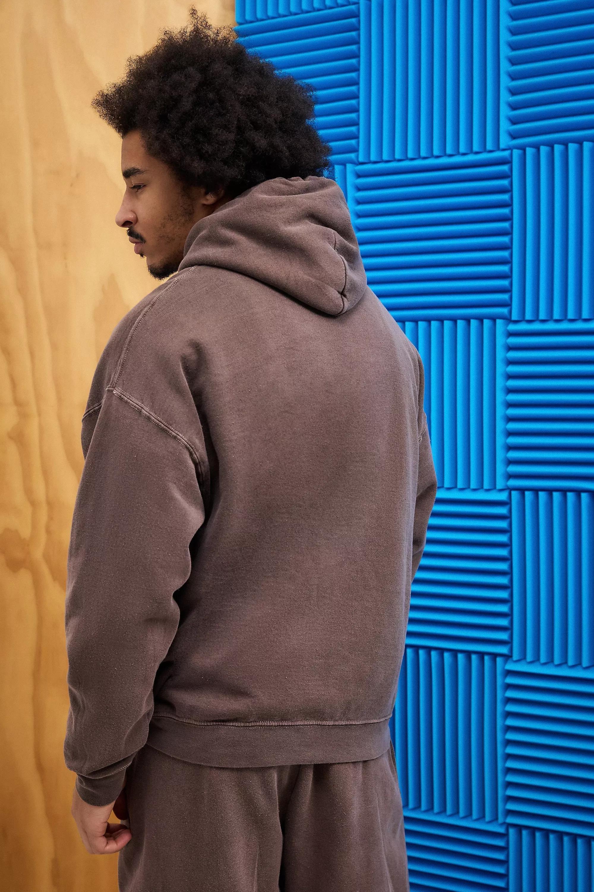 Brown UO Hoodie Casual, , large image number 3