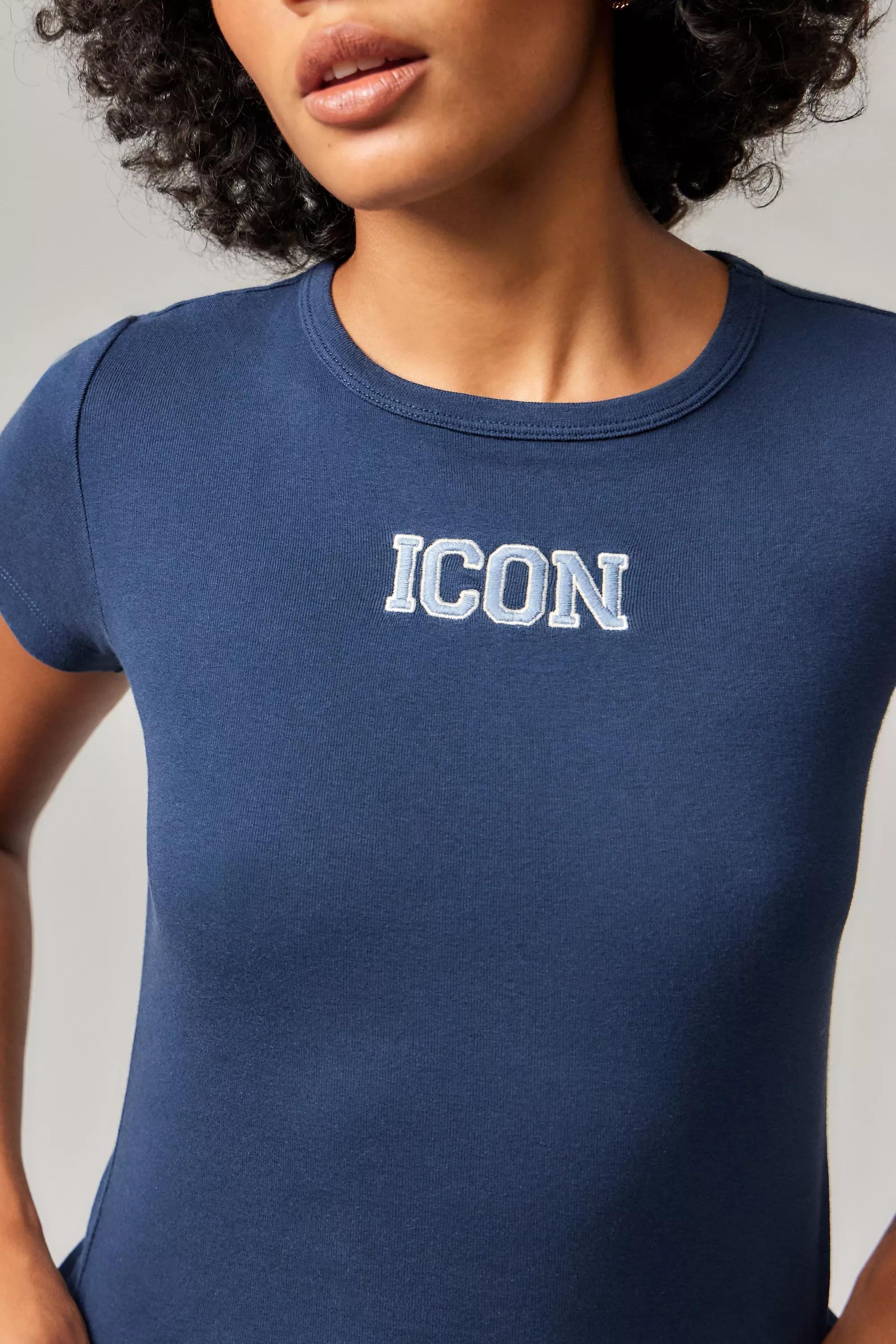 Blue UO Icon Slogan T-Shirt, , large image number 2