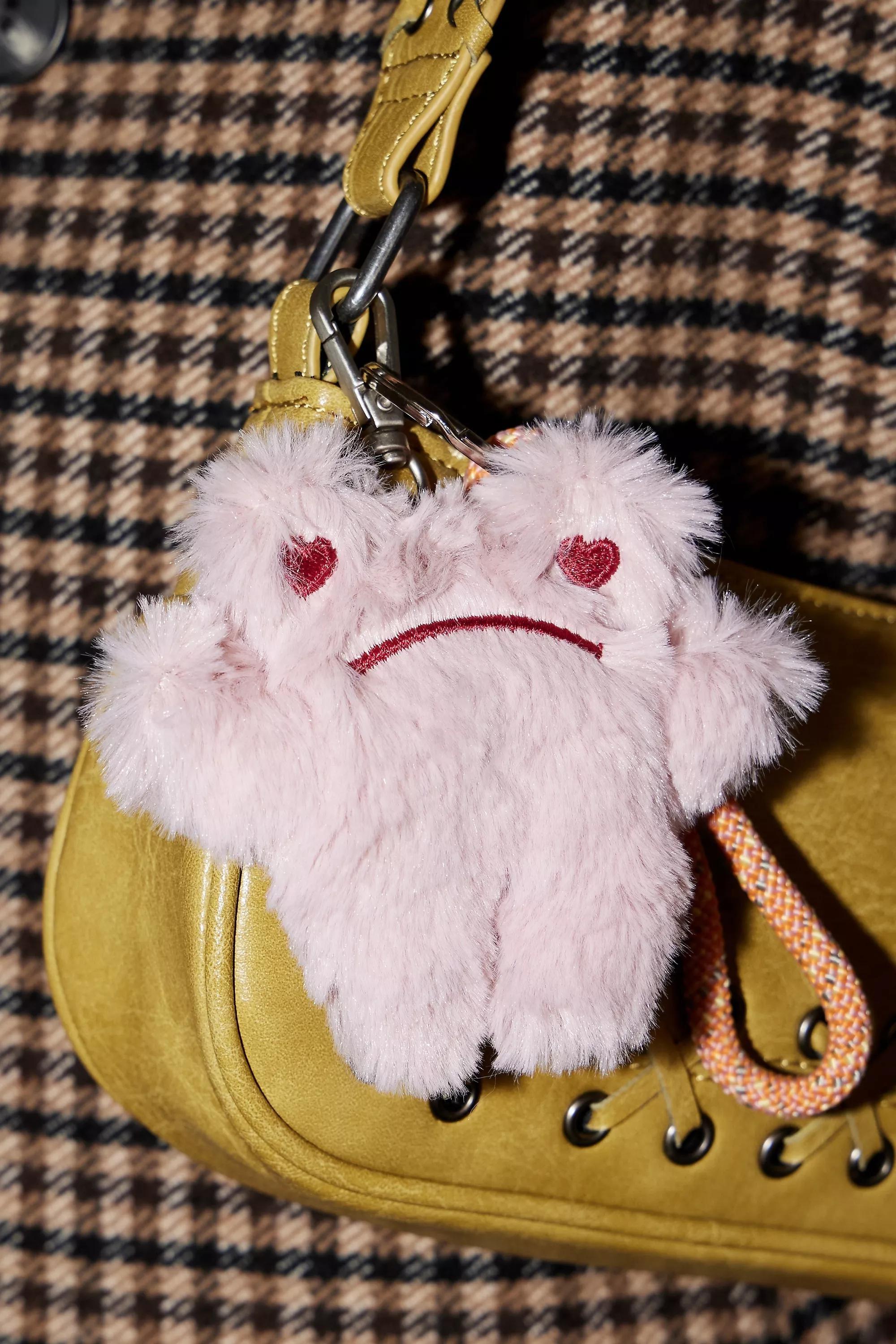 Pink Mae Froggy Keyring, PINK, large image number 0