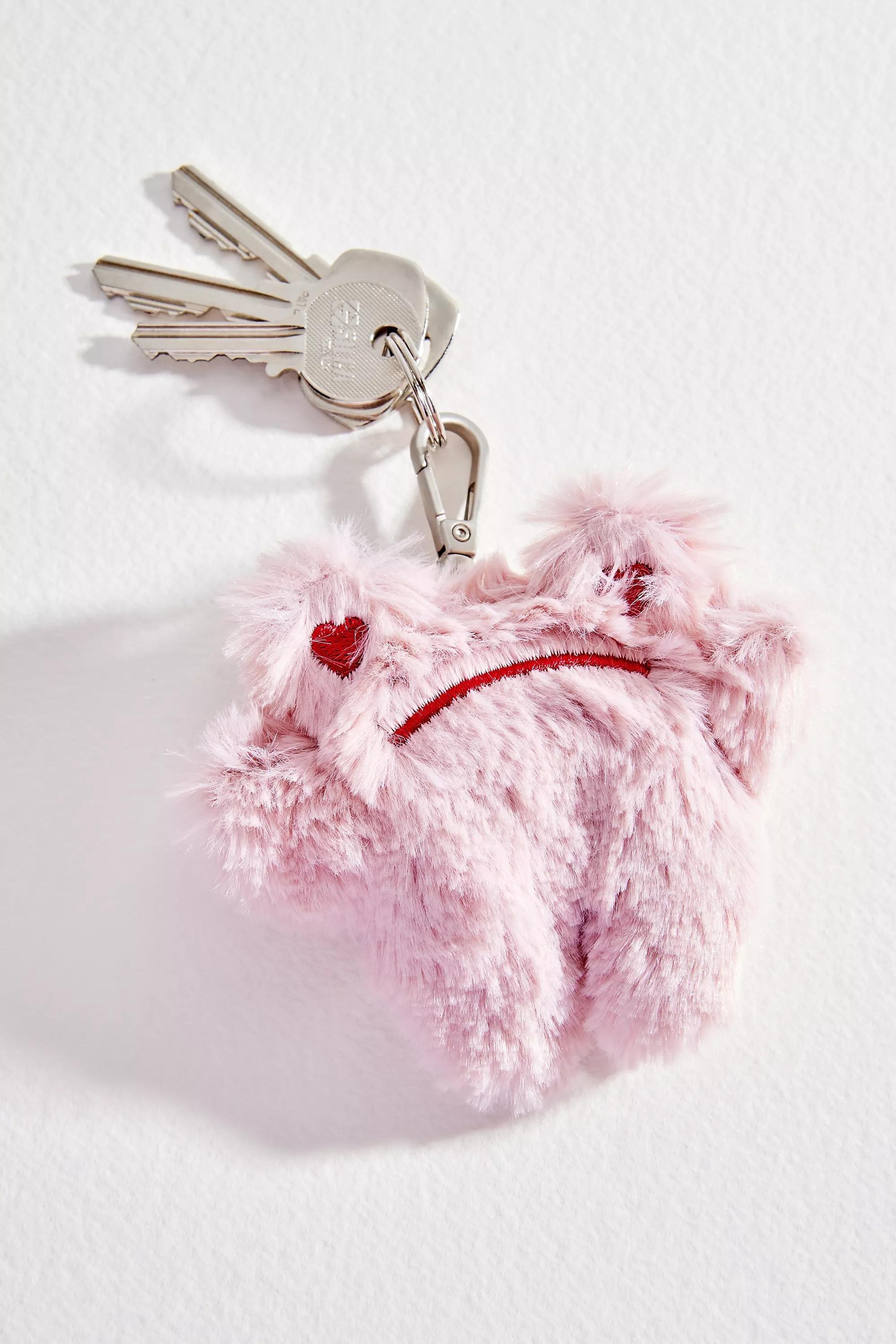 Pink Mae Froggy Keyring, PINK, large image number 1