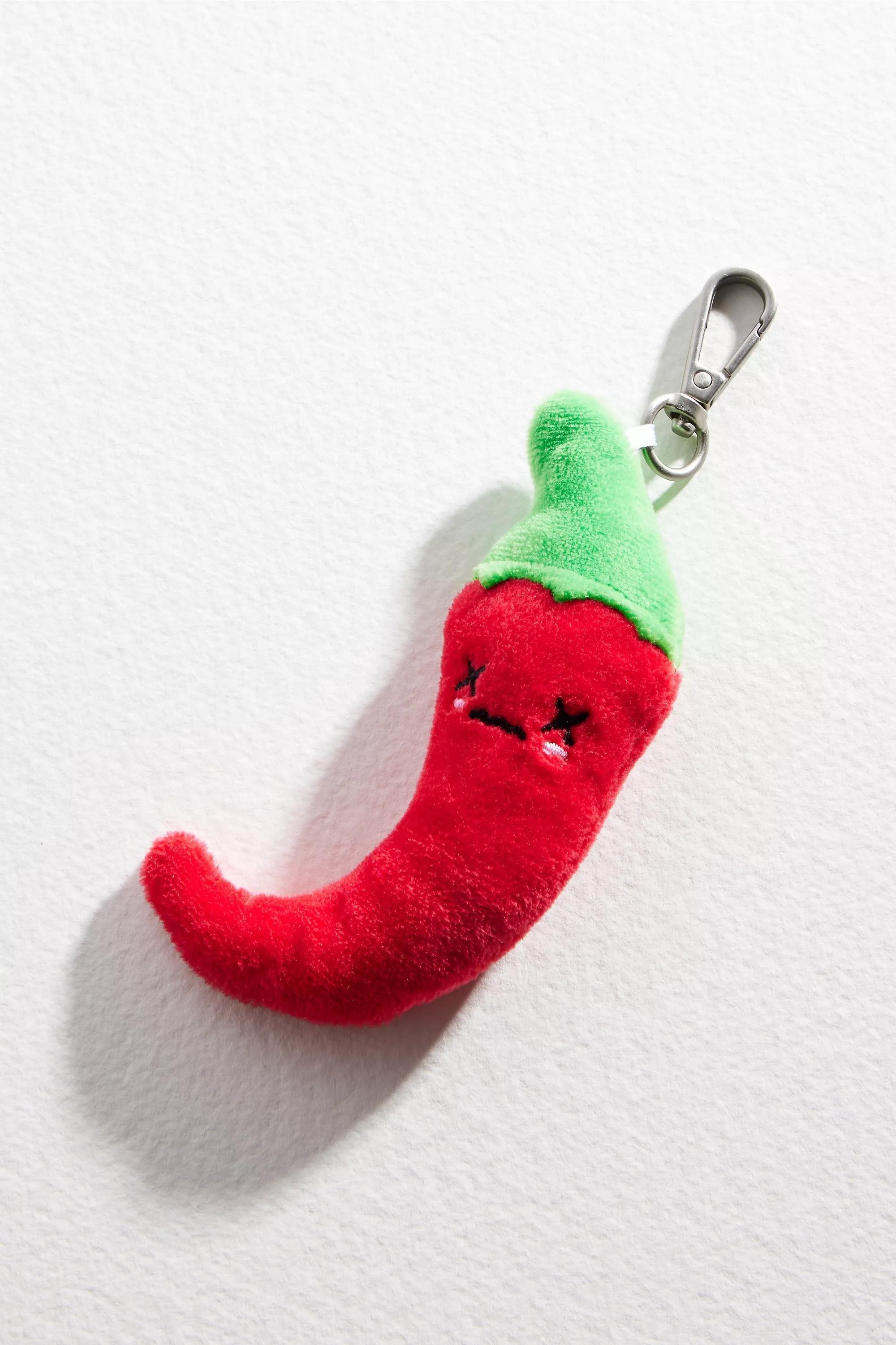 Red Chilli Keyring, RED, large image number 2