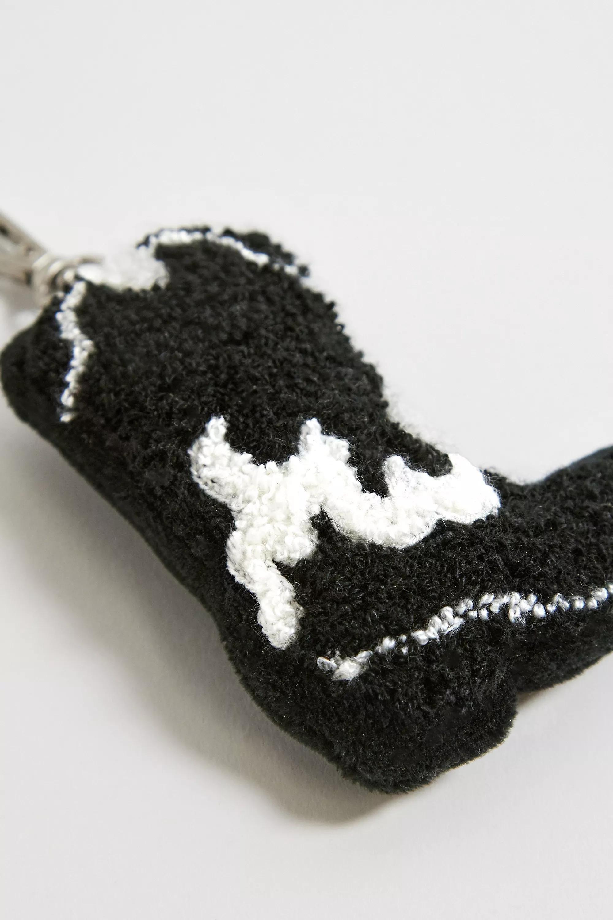 Black Rosa Western Boot Keyring, BLK, large image number 2