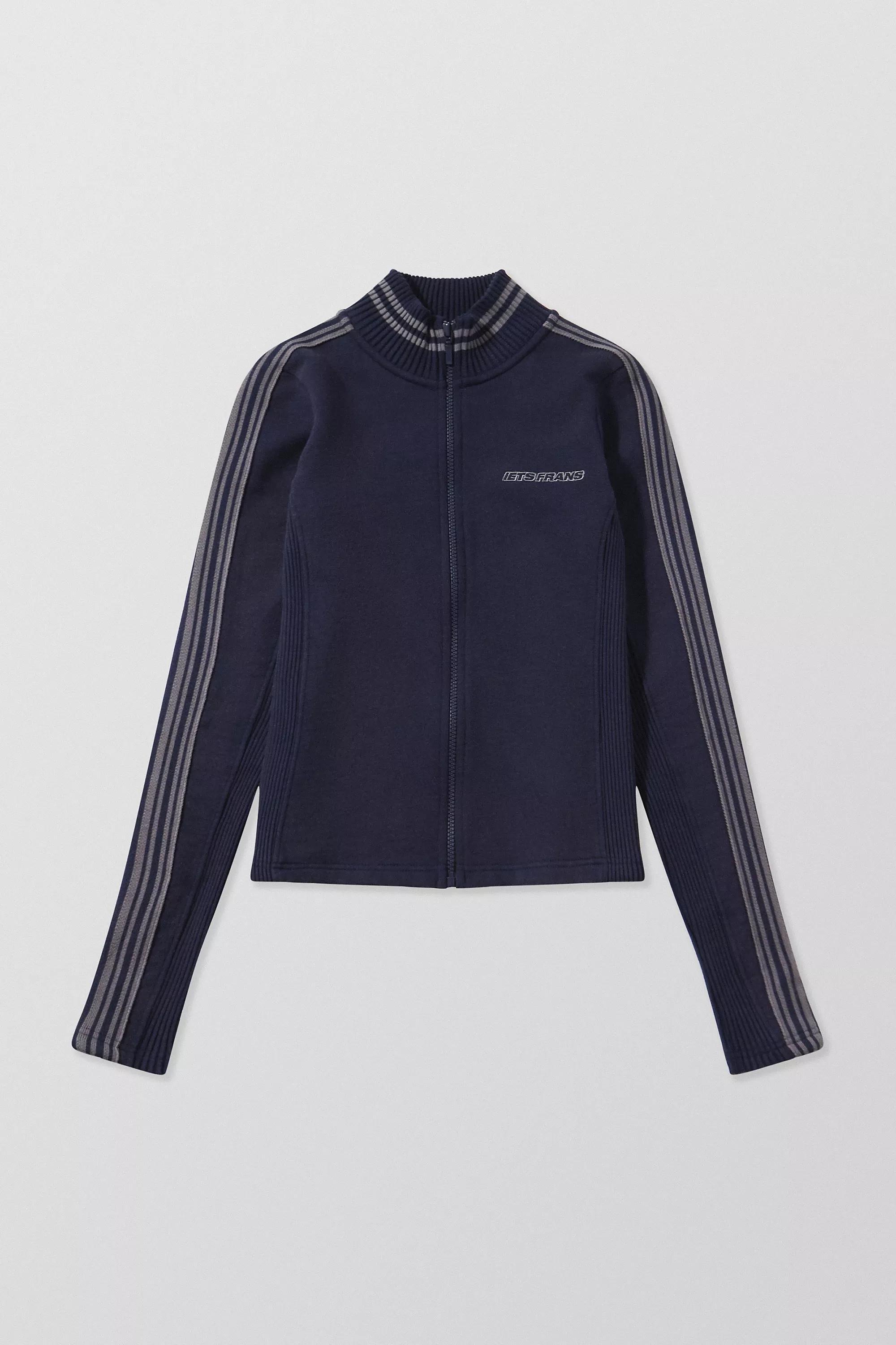 Navy iets frans... Trip Stripe Track Top, NAVY, large image number 5