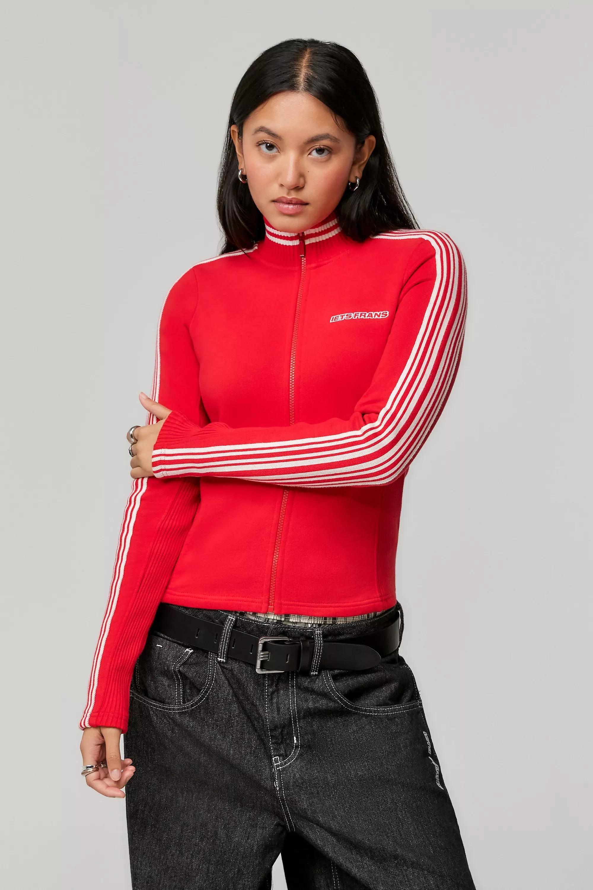 Red Iets Frans... Trip Stripe Track Top, , large image number 0