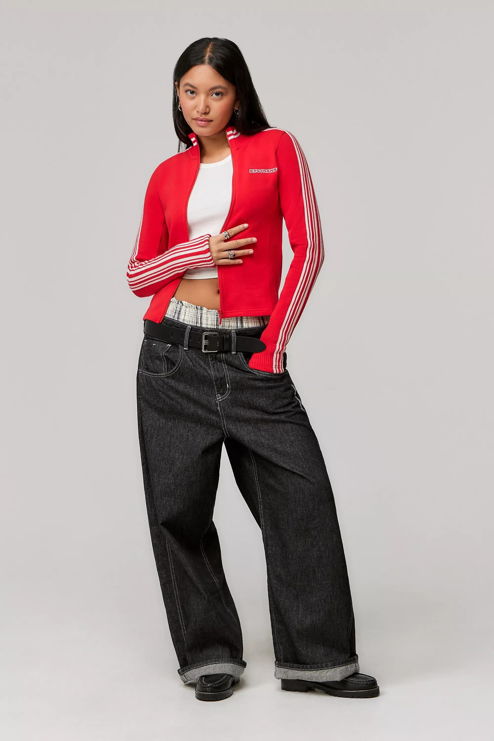 Red Iets Frans... Trip Stripe Track Top, , large image number 2