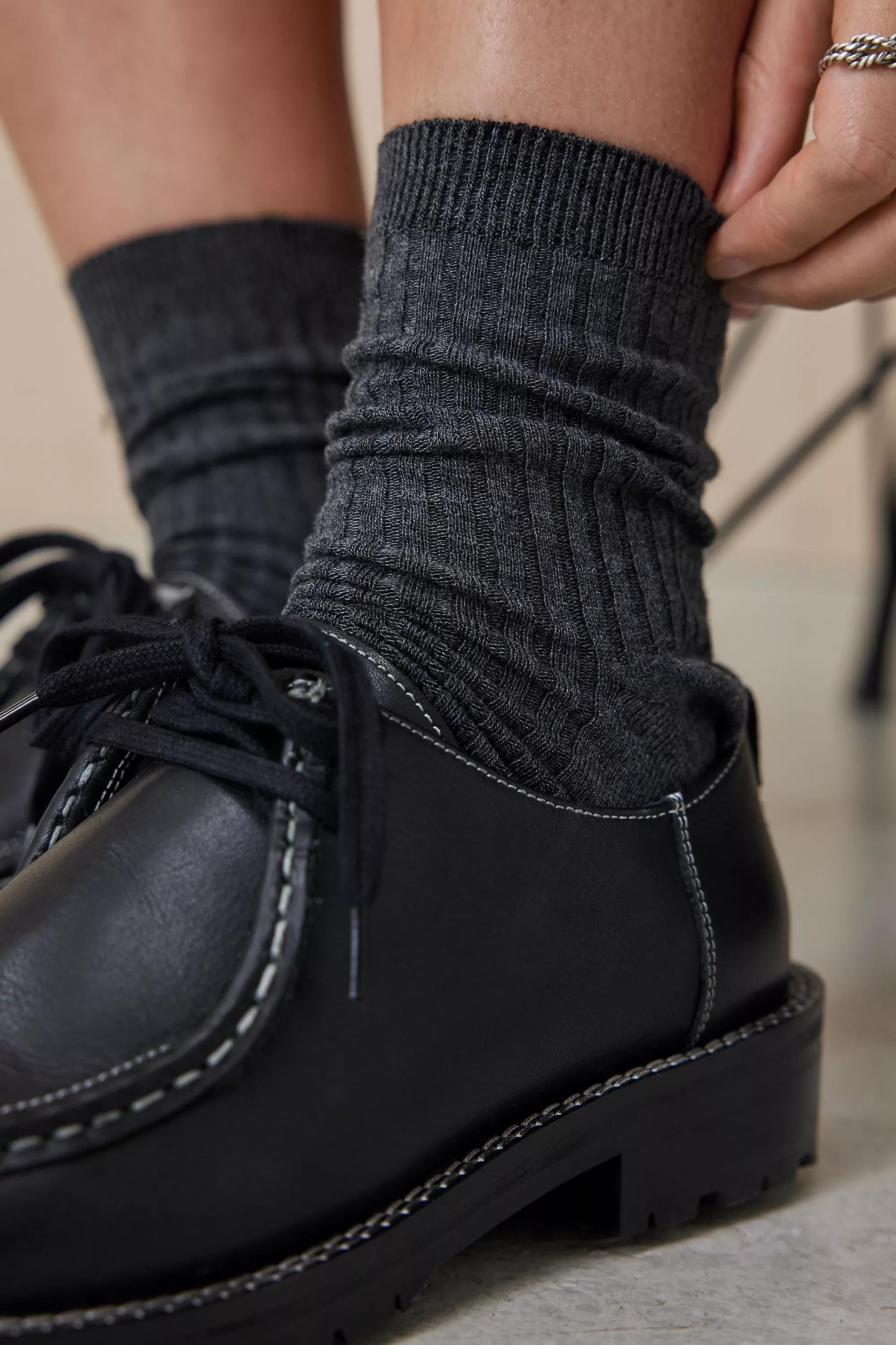 Grey Out From Under Clean Ribbed 2-Pack Socks, GREY, large image number 0