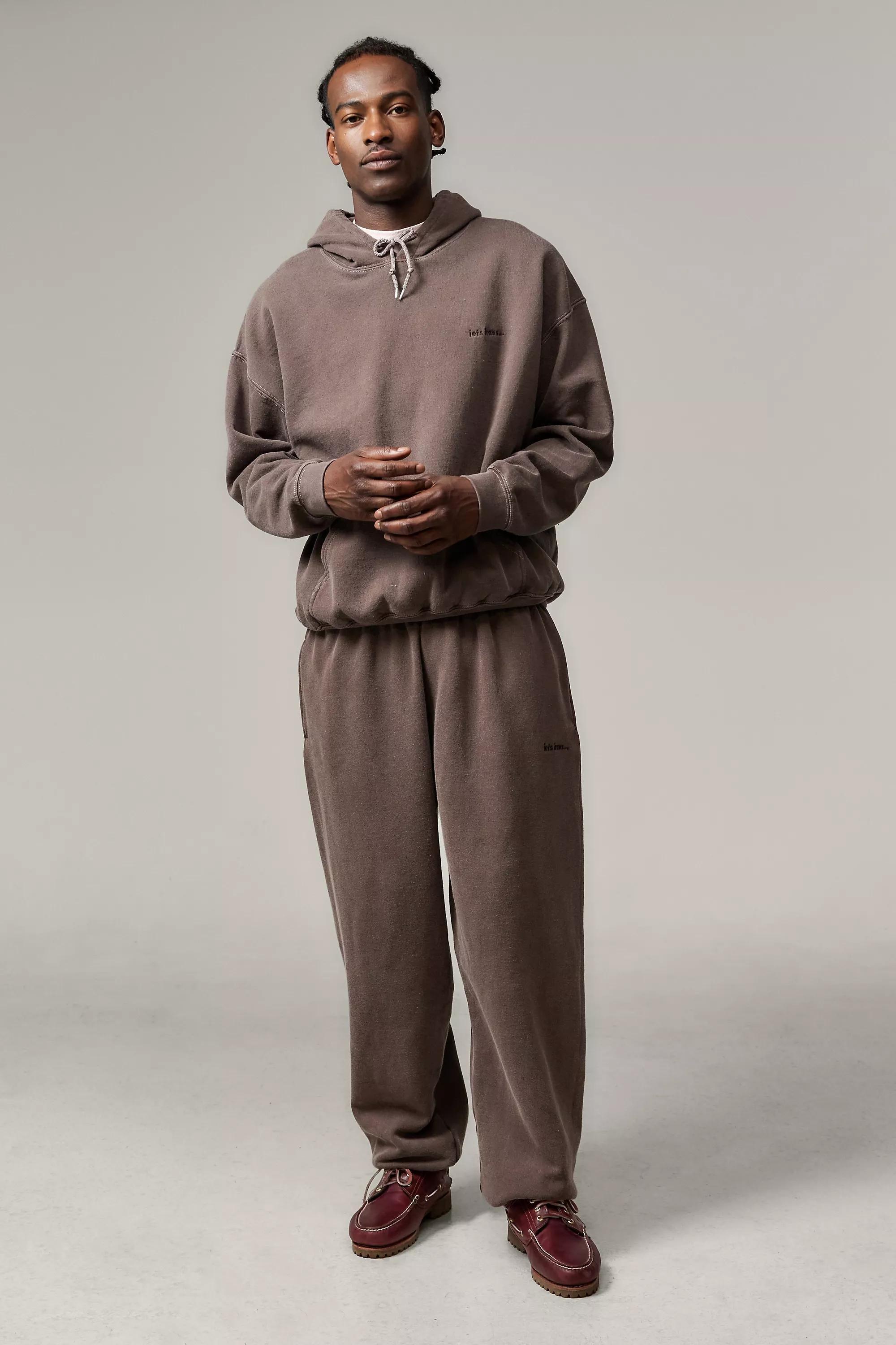 Brown Iets Frans... Cuffed Joggers, , large image number 1